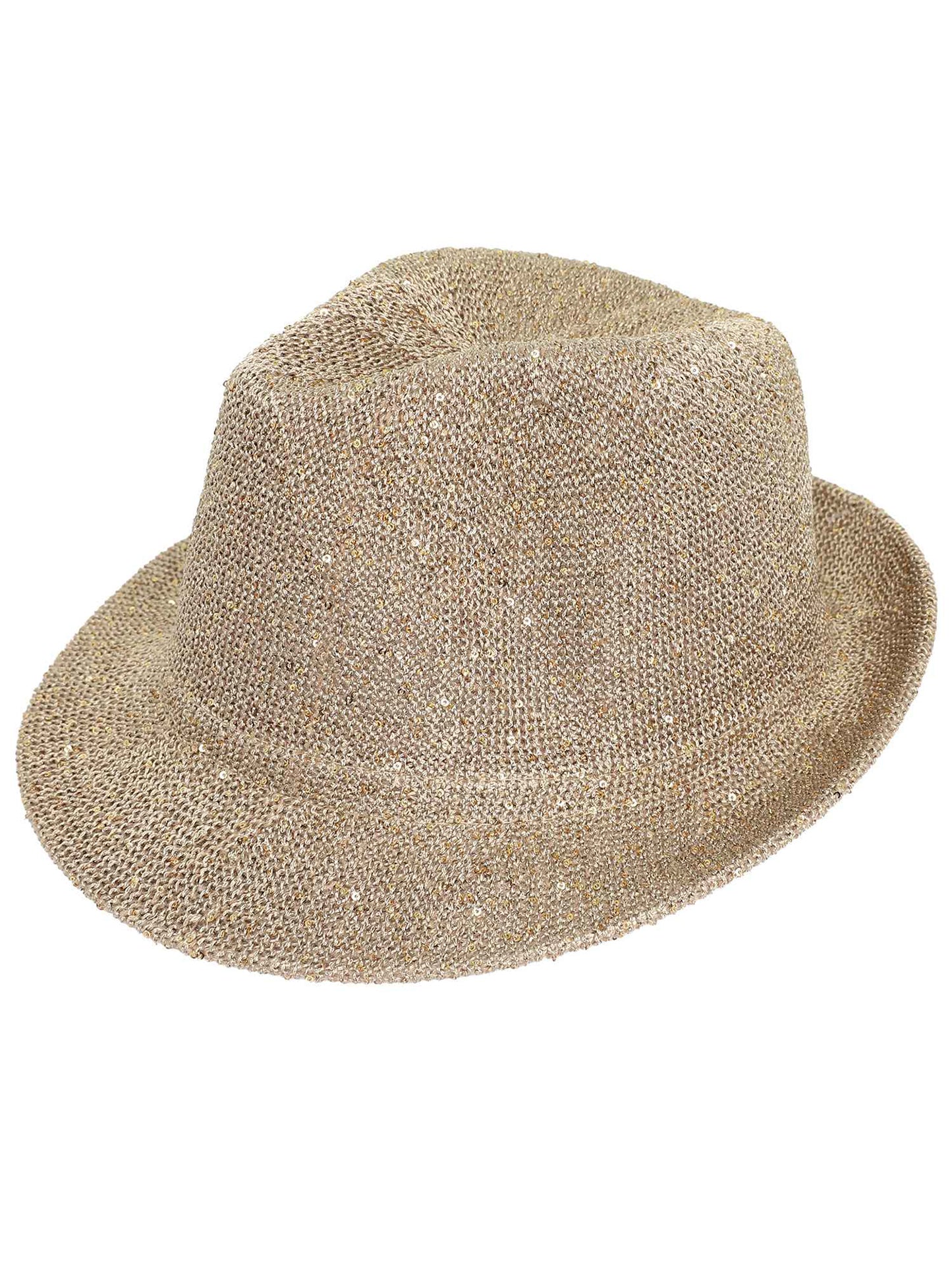 Ada Fashion Sequin Glittering Fedora Hat