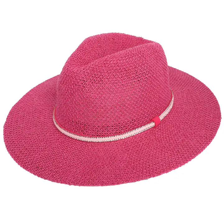 Elaine Floppy Wide Brim Paper Braid Panama Hat