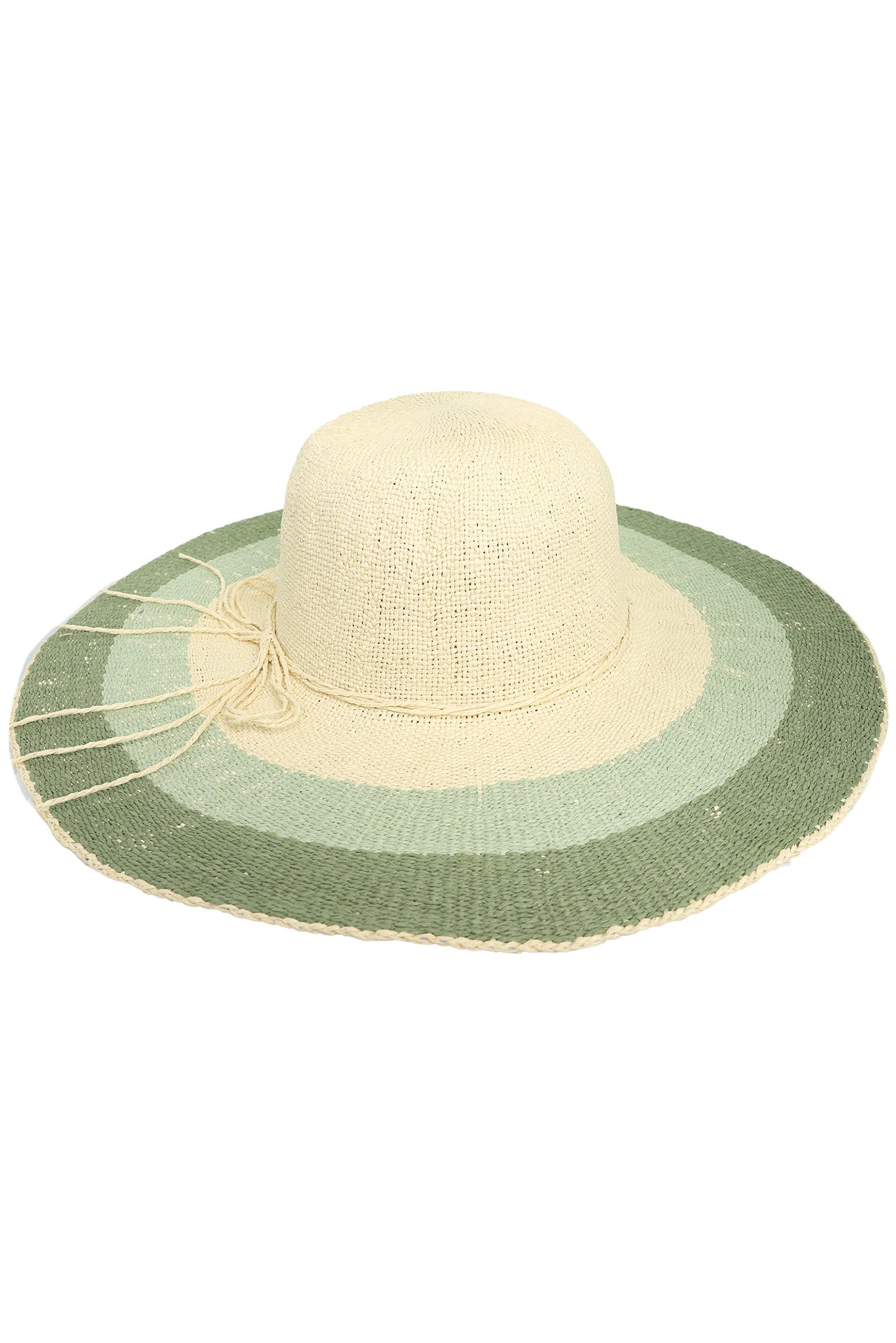 Adaline Floppy Wide Brim Straw Woven Sun Hat | Beige
