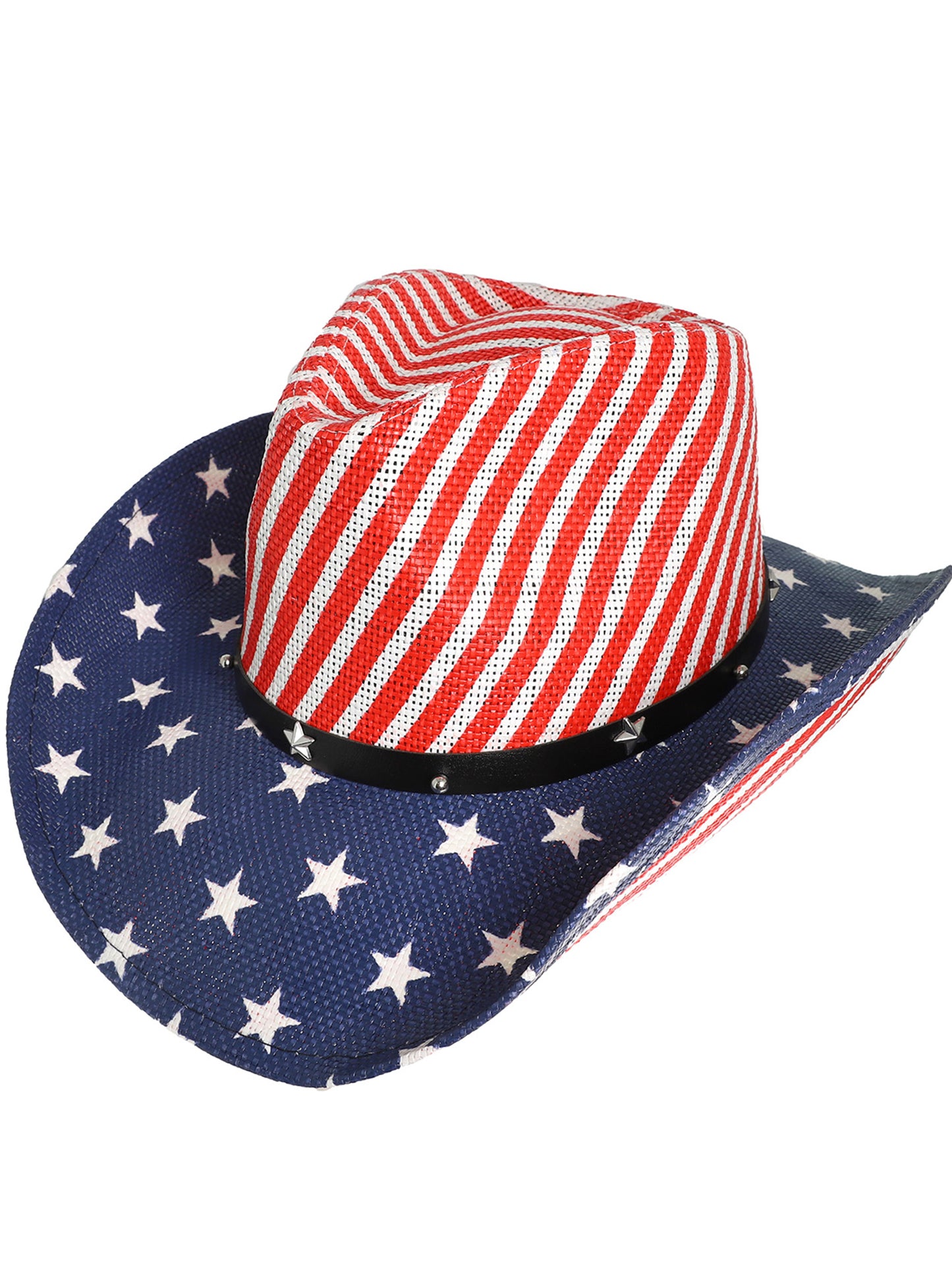 Tiffany Patriotic Stars and Stripes Cowboy Hat