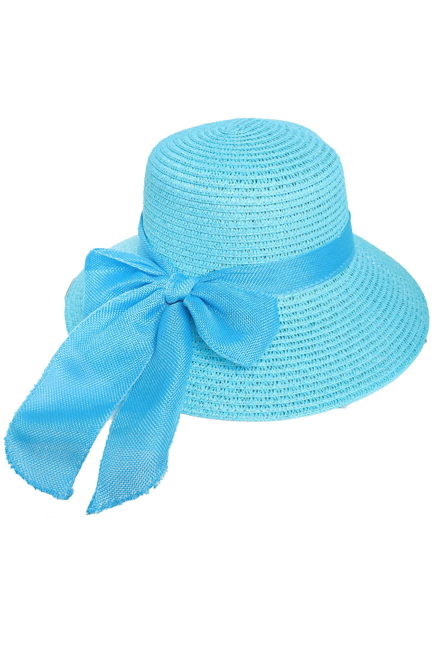 Laura Fashion Wide Down Brim Straw Woven Sun Hat
