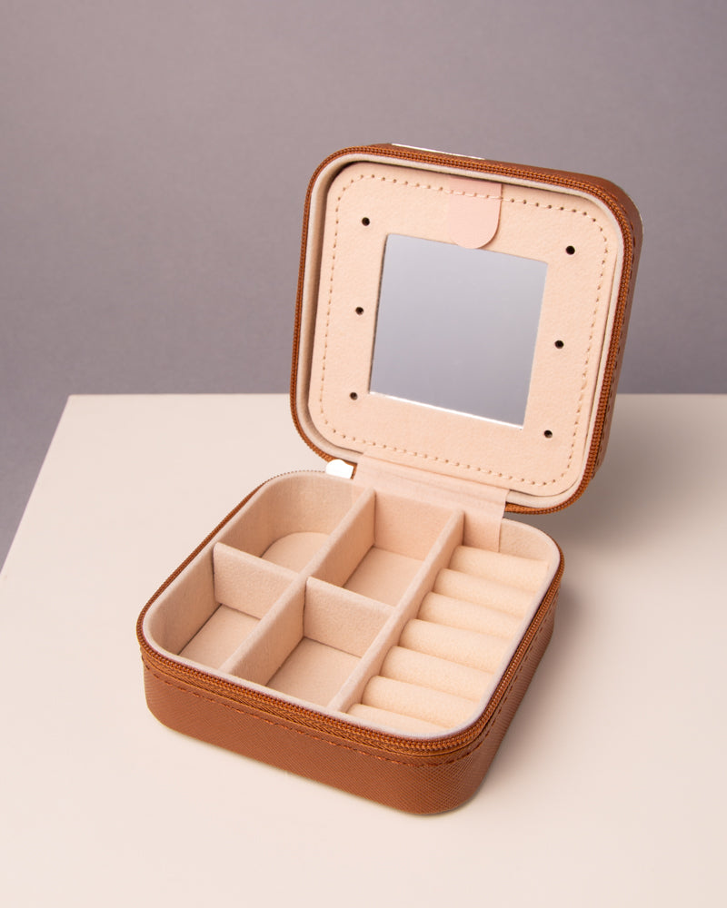Cassidy Western Bubble Metal Plate Jewelry Box
