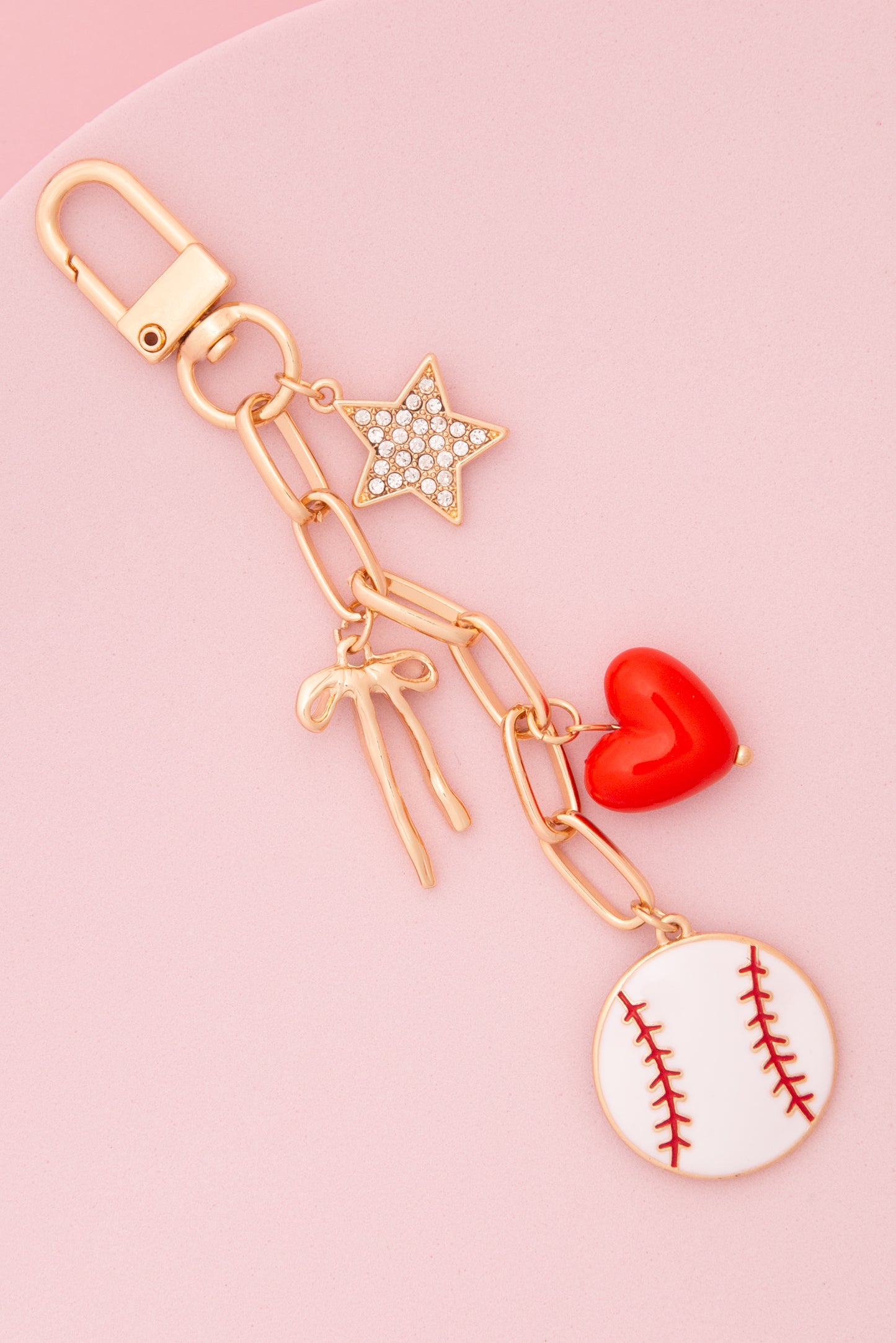 Esther Sports Theme Bag Charm Keychain