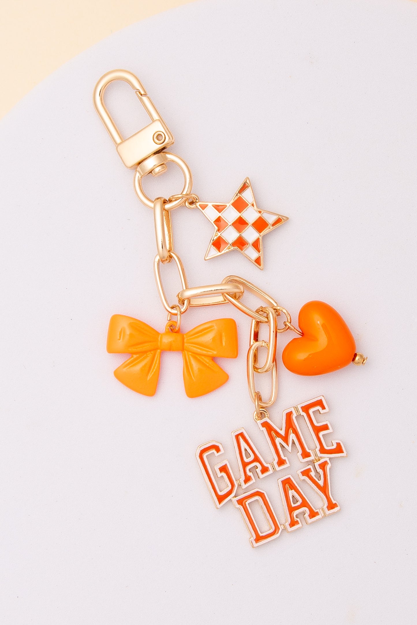 Zoey “Game Day” Bag Charm Keychain