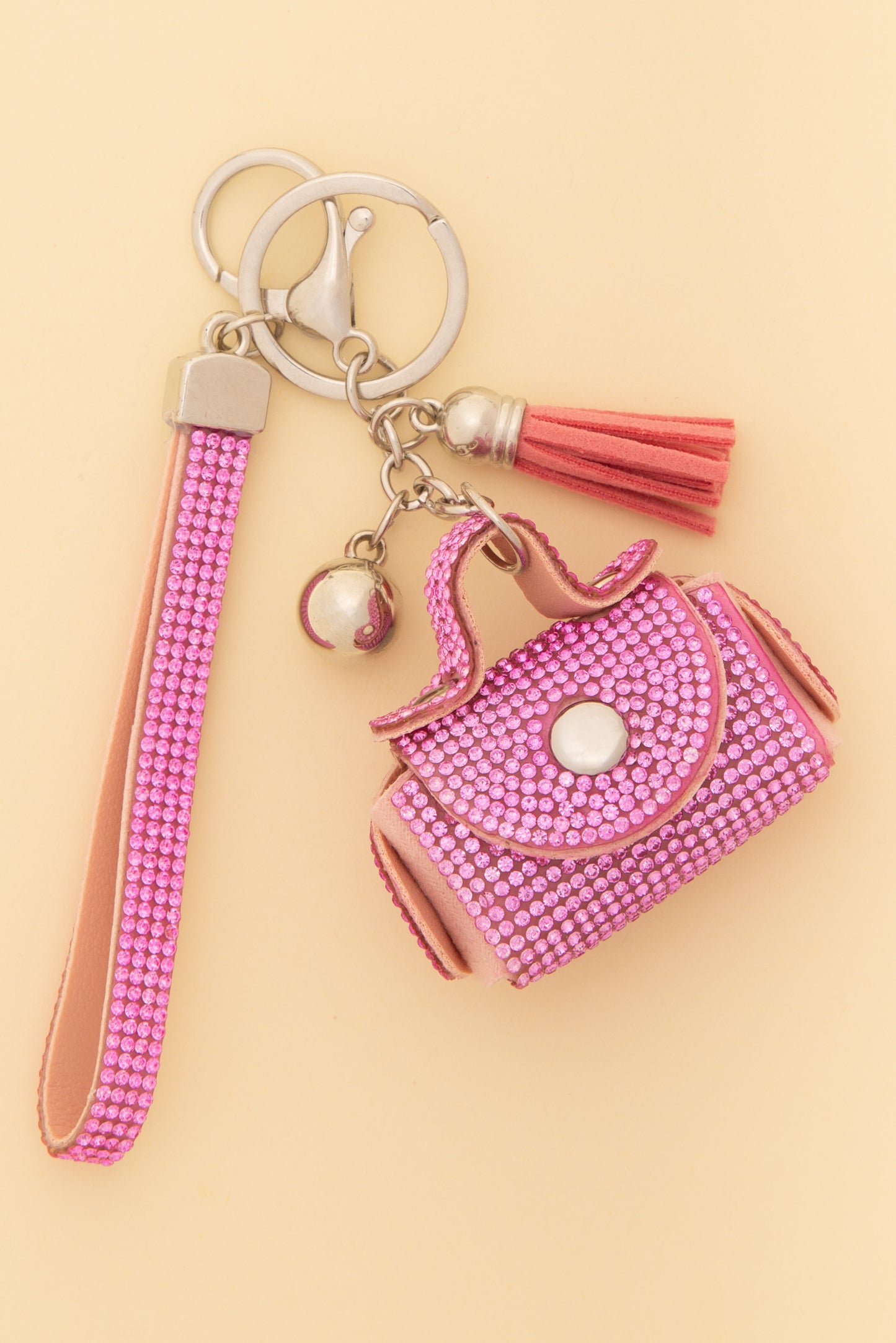 Celine Rhinestone Studded Mini Leather Bag Design AirPod Case