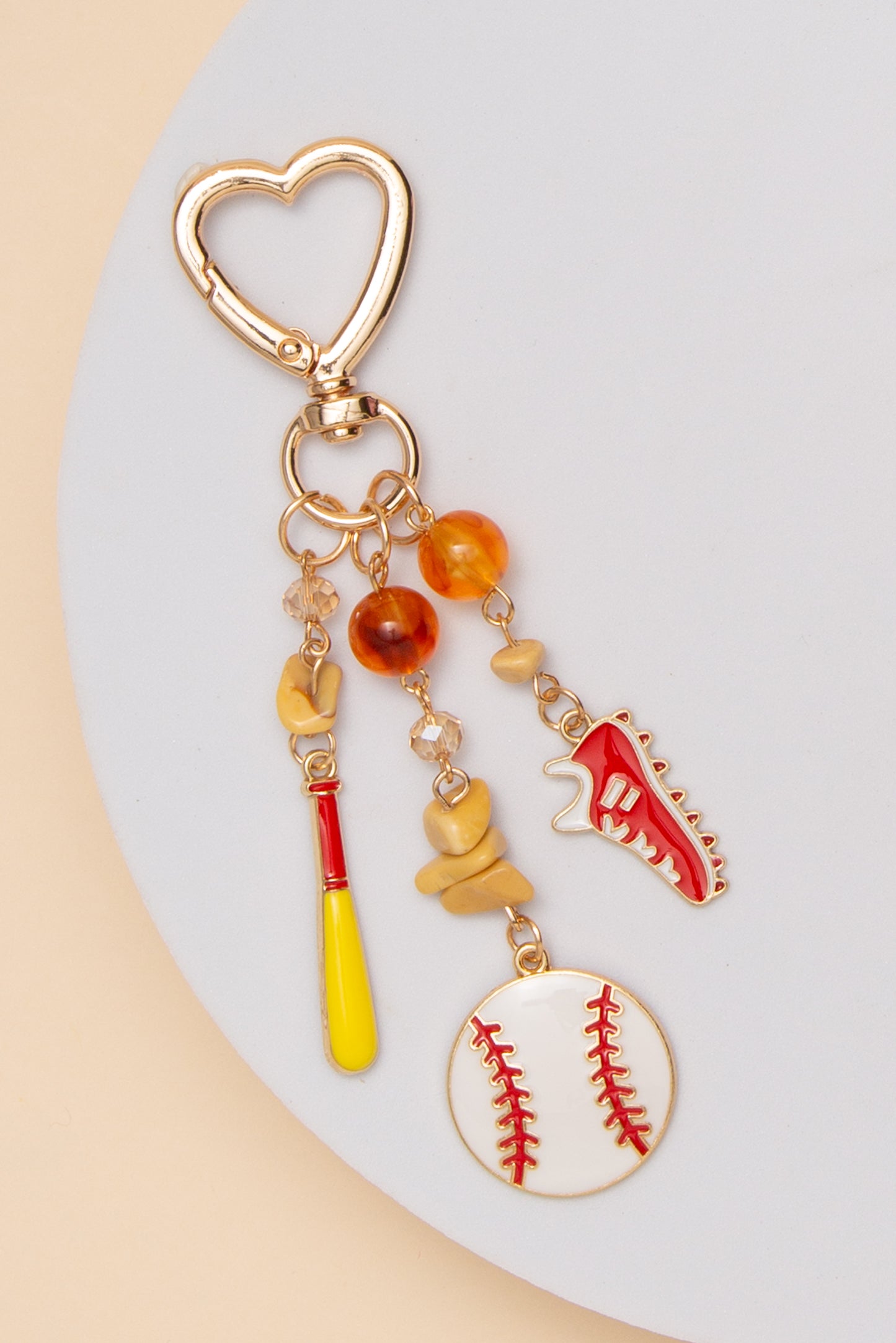 Raven Game Day Baseball Bag Charm Keychain With Bat Sneaker