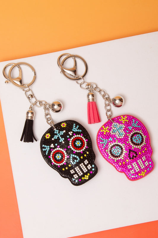 Colette Dia De Los Muertos Skull Keychains