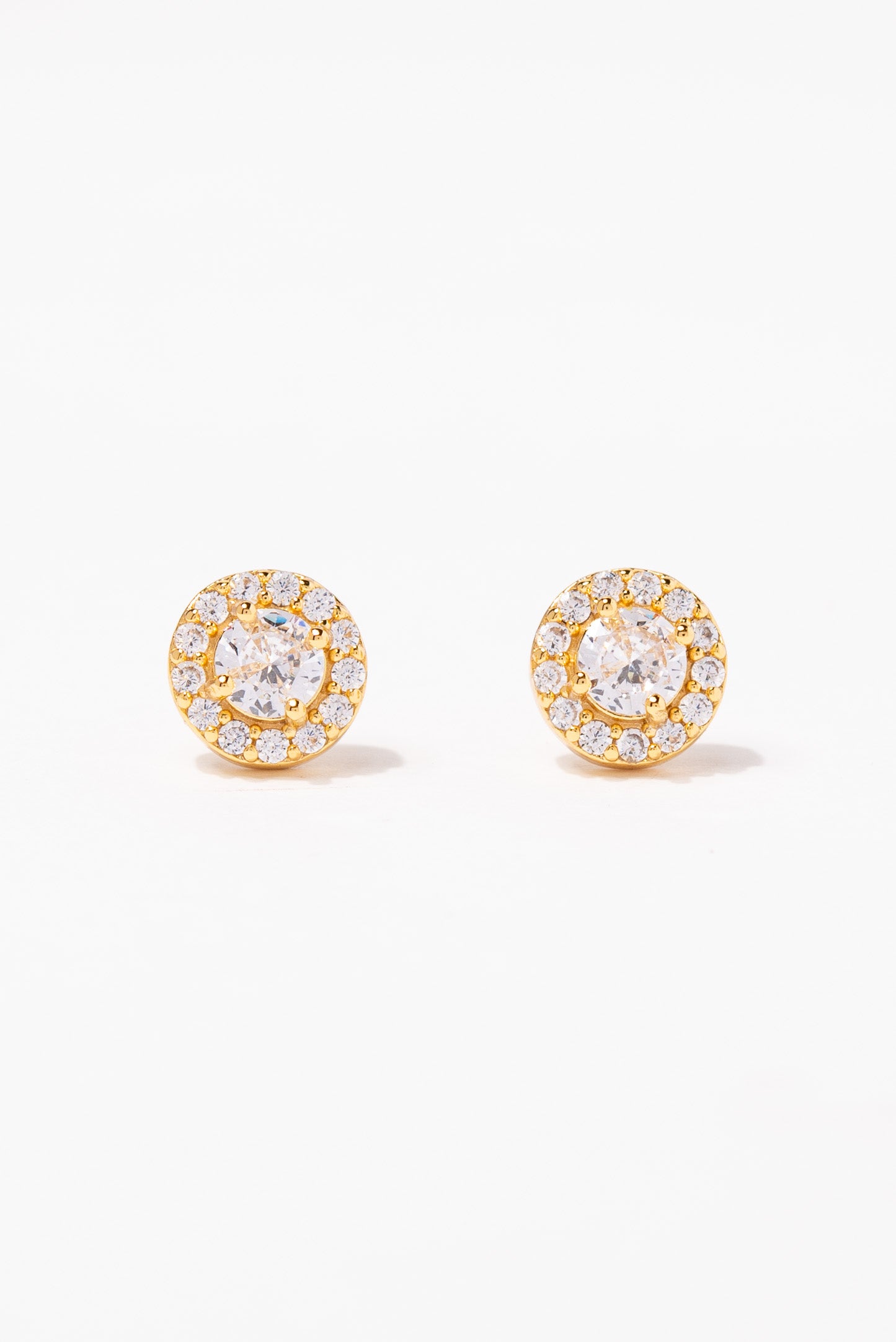 Julia CZ Stud Earrings | Gold