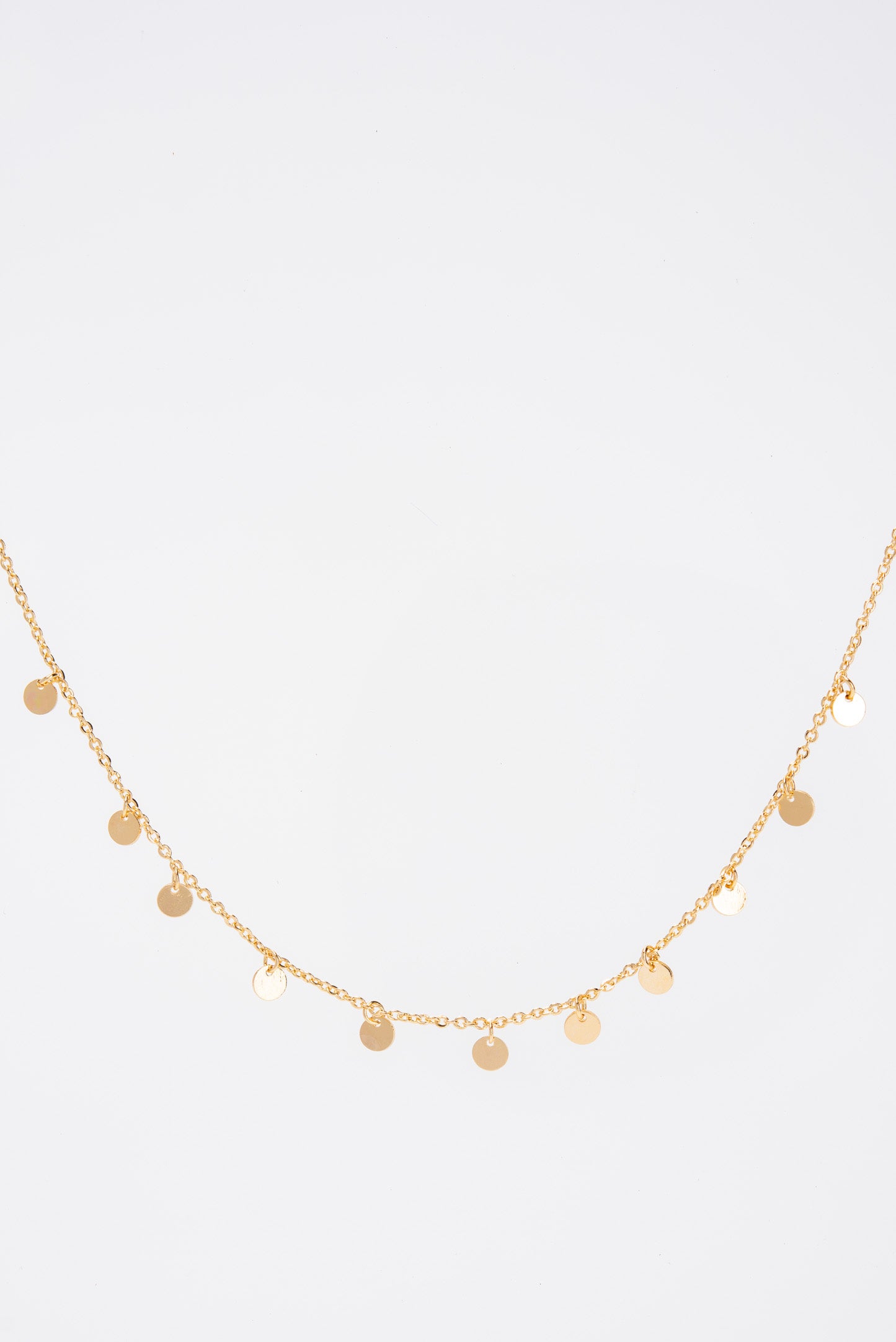 Lilly Disc Station Necklace