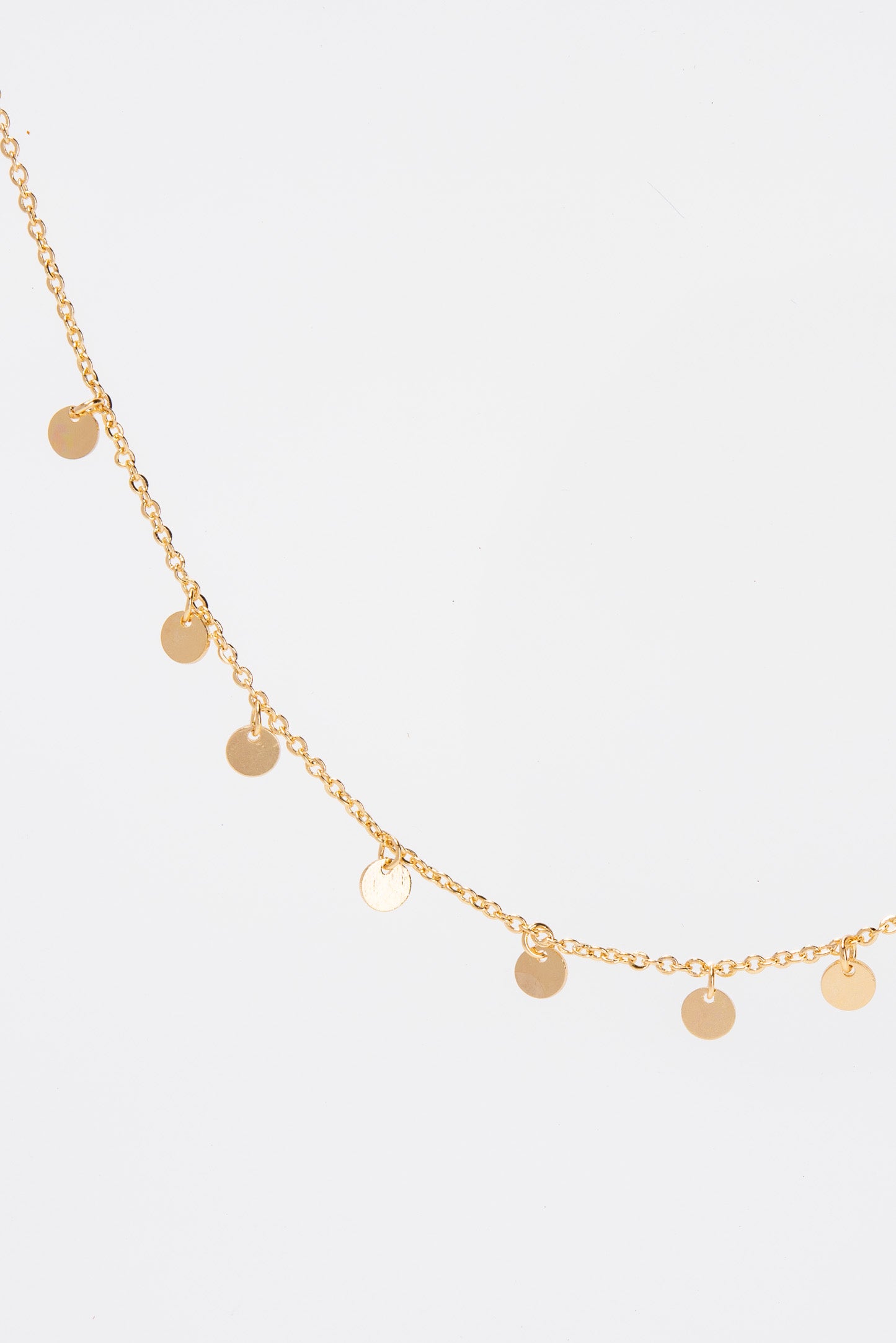 Lilly Disc Station Necklace