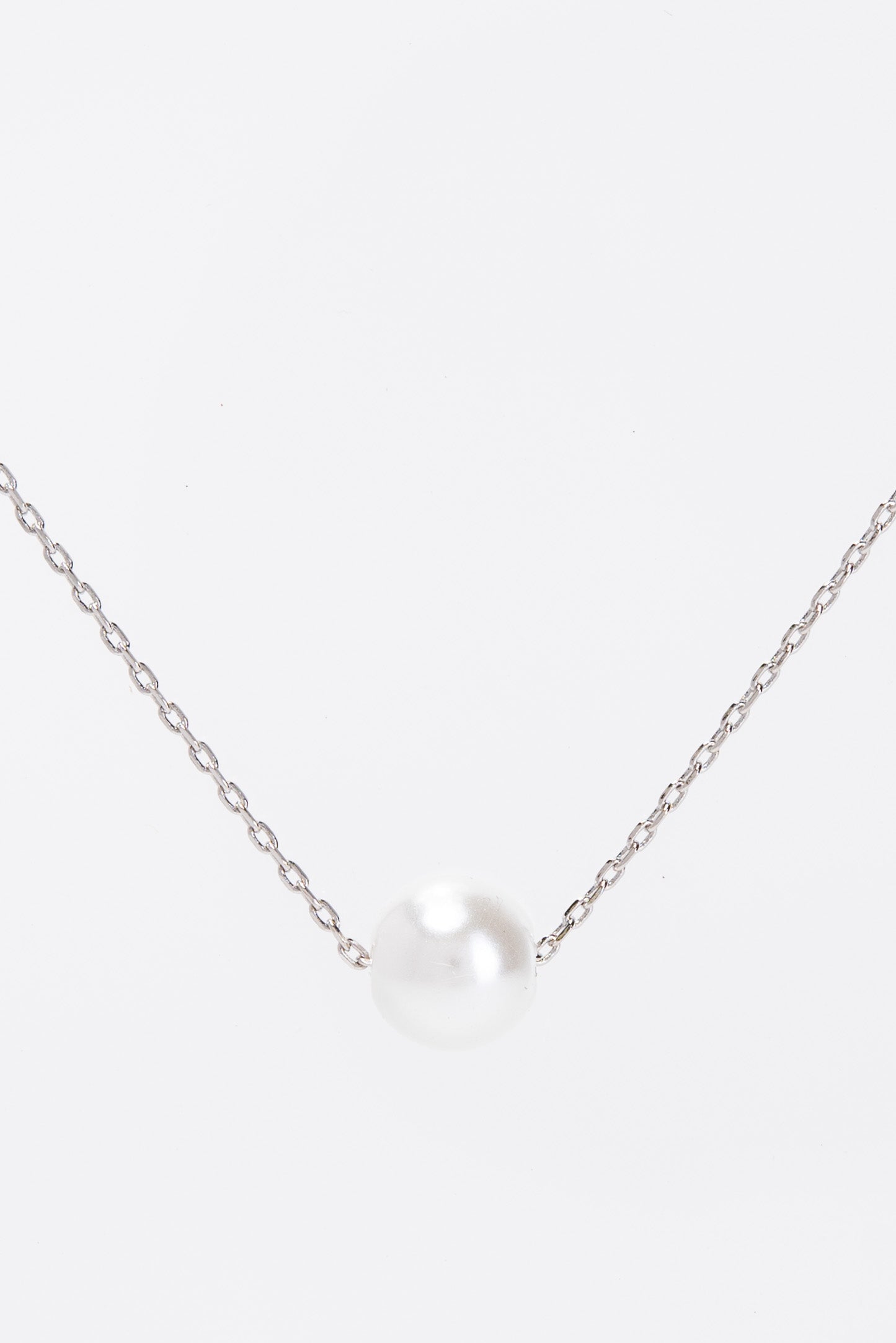 Annie Floating Pearl Pendant Necklace