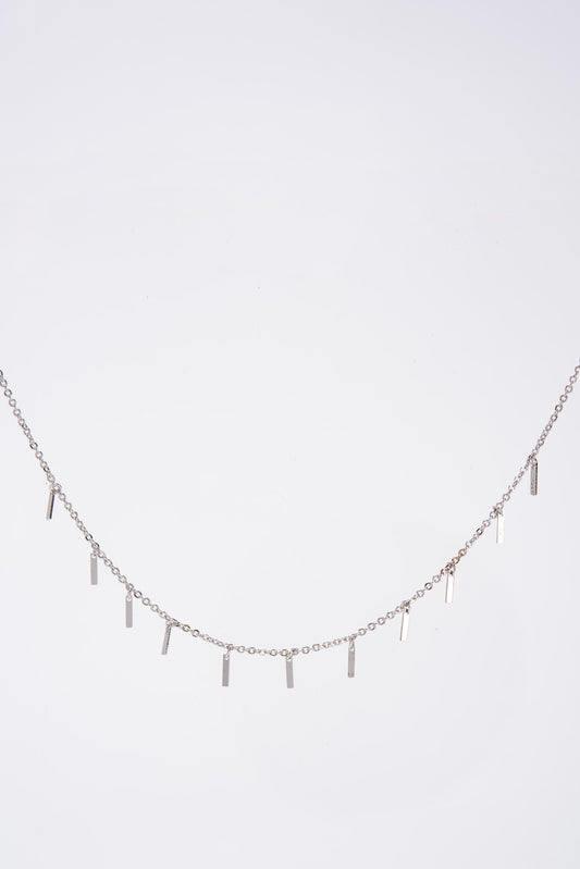 Jessa White Gold Dipped Necklace