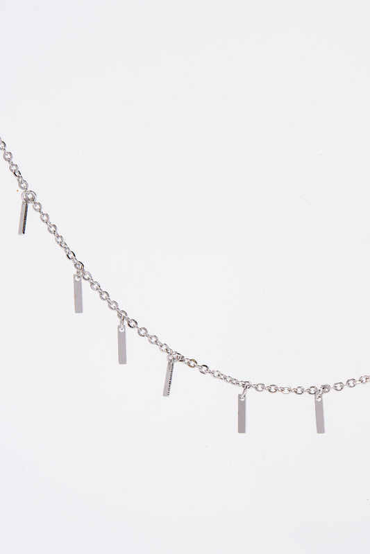 Jessa White Gold Dipped Necklace