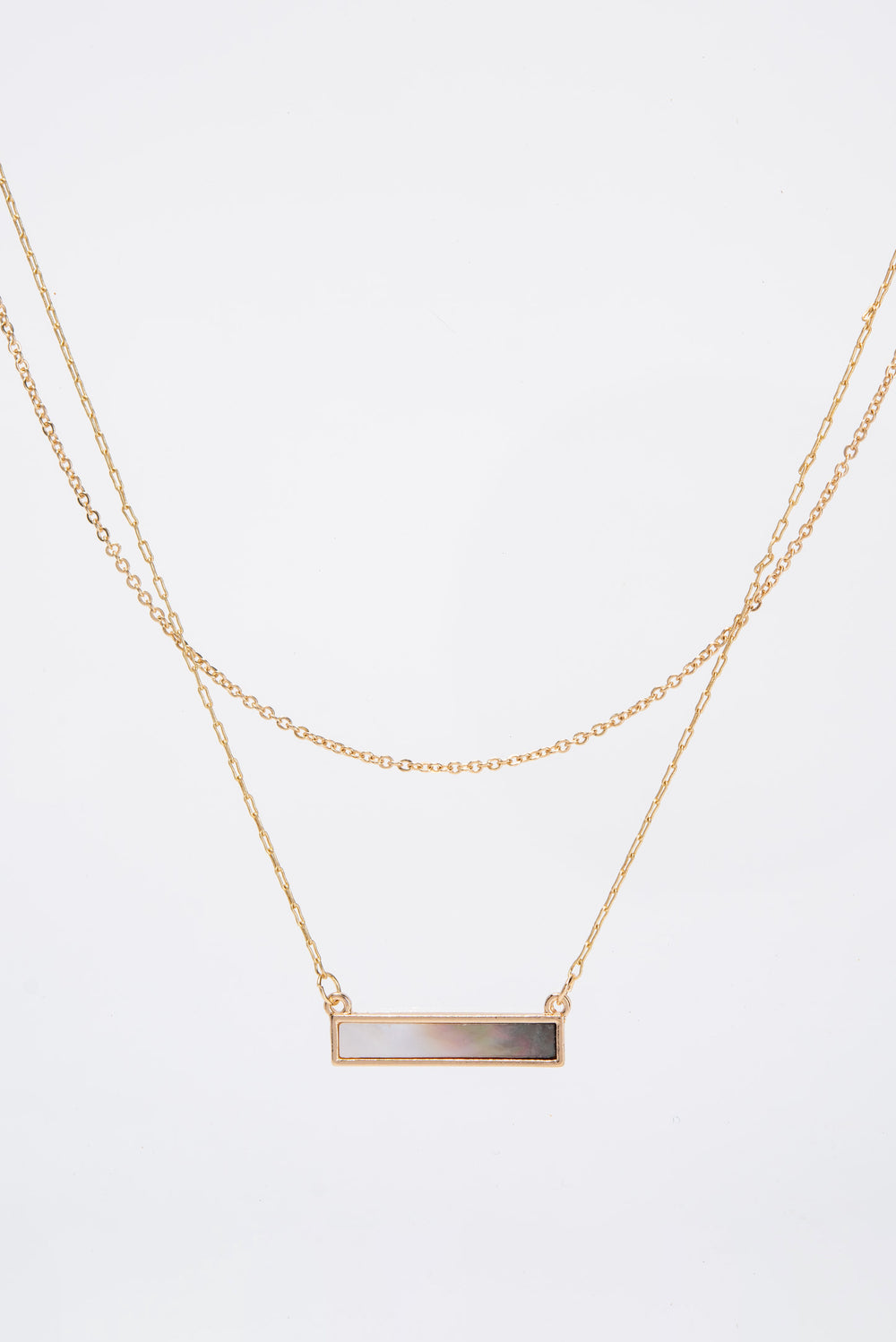 Lisa Mop Shell Bar Necklace
