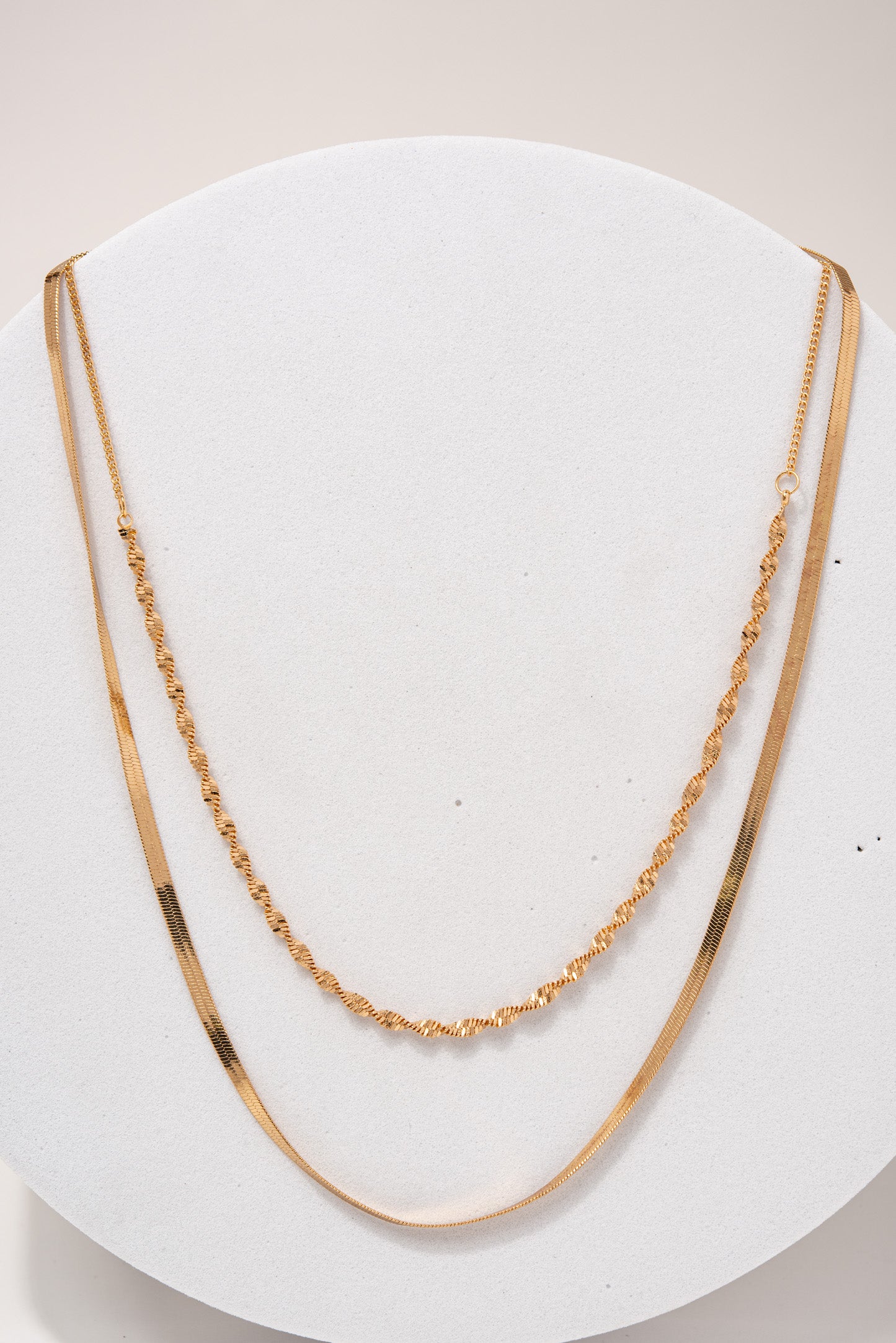 Celia Double Chain Necklace