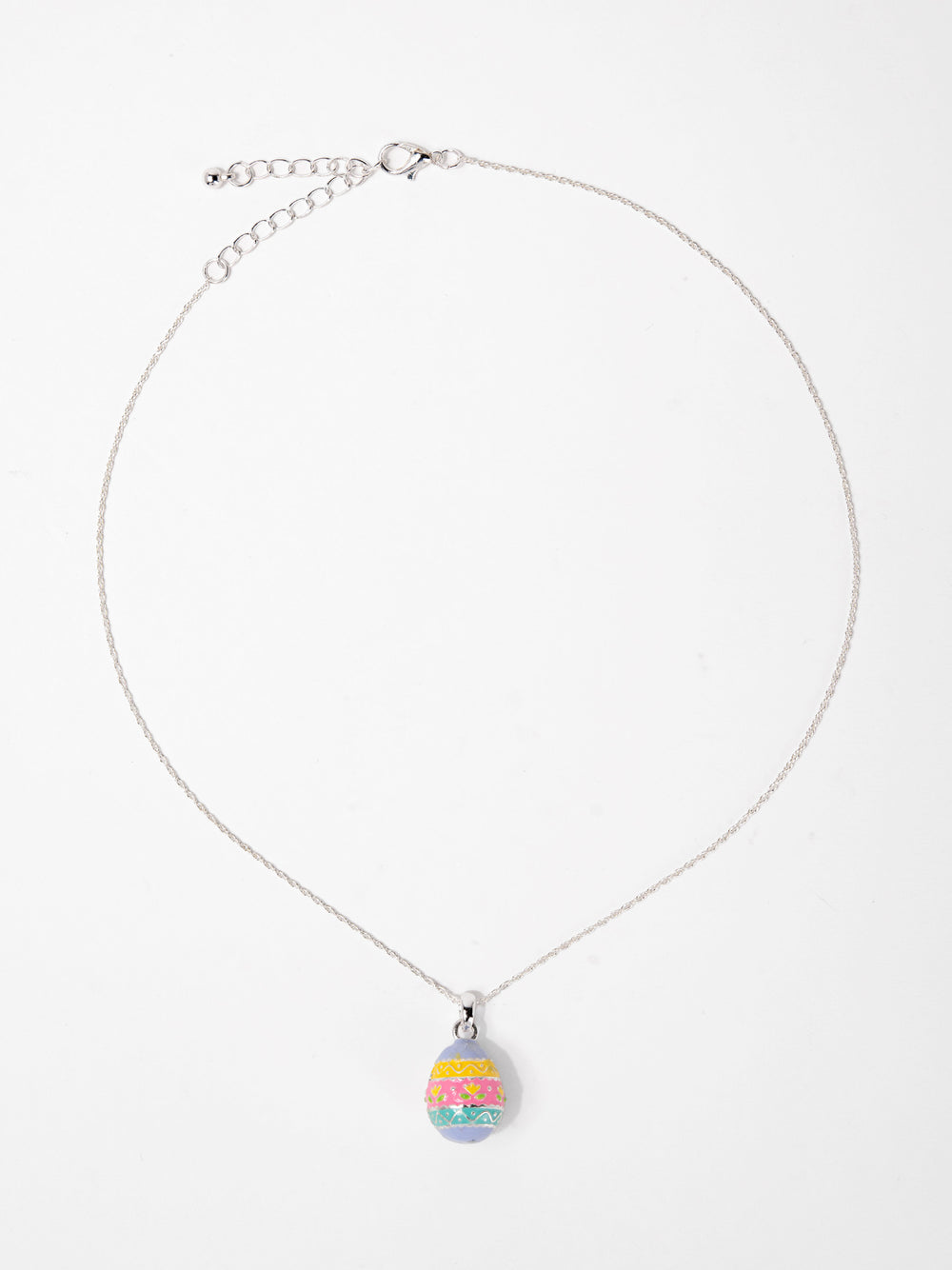 Isabella Easter Egg Pendant Chain Necklace