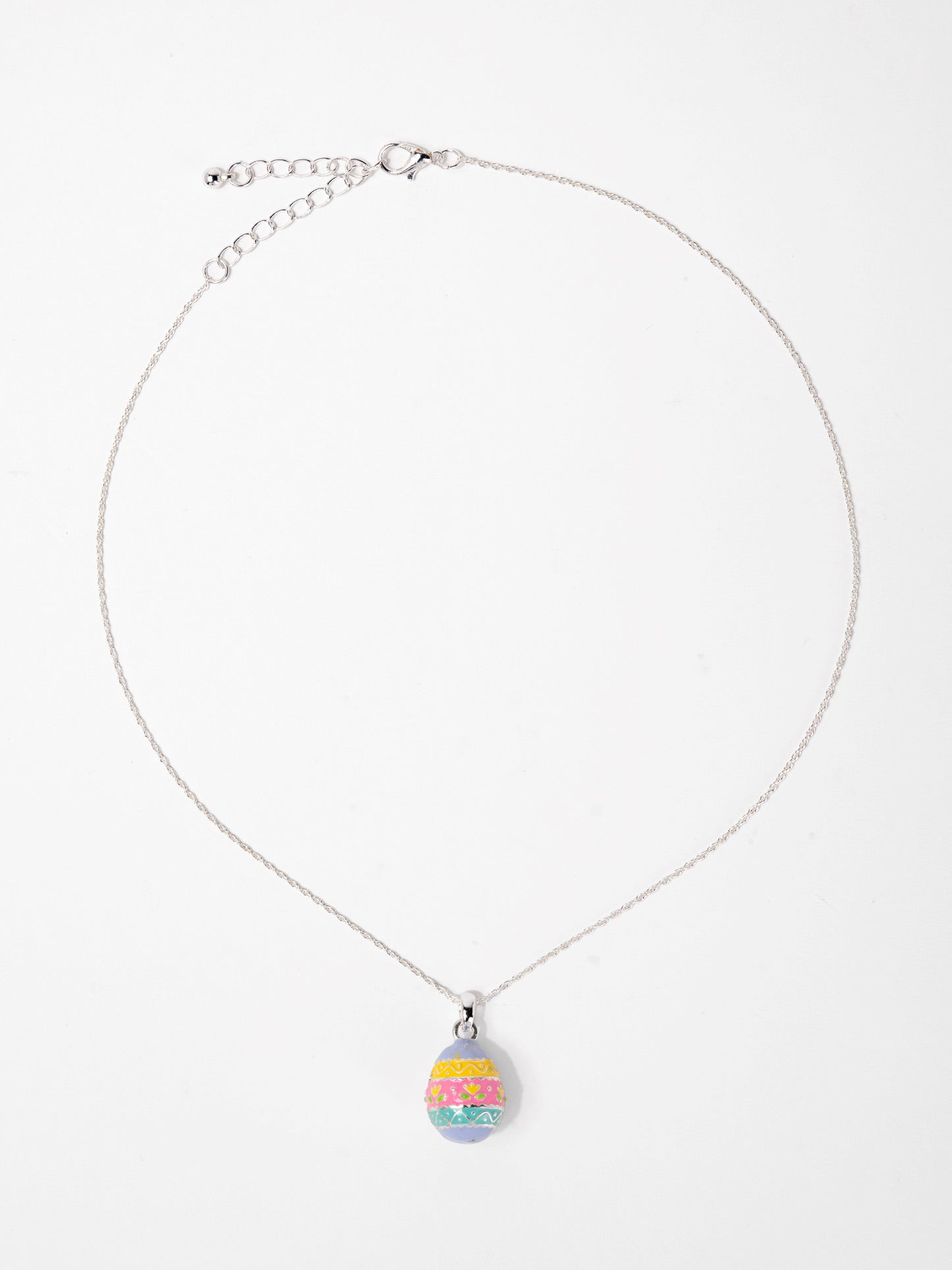 Isabella Easter Egg Pendant Chain Necklace