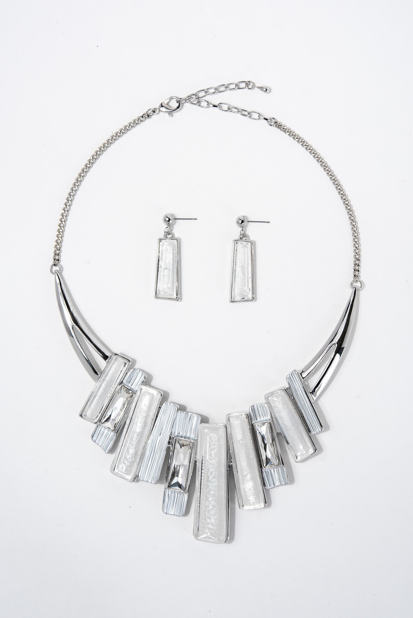 Darcy Statement Stone Necklace Set
