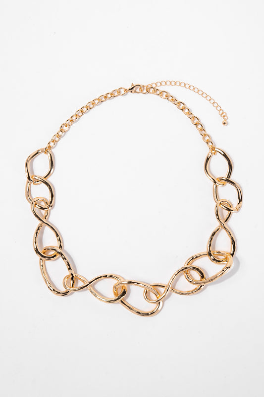 Helen Tailored Metal Link Chain | Gold