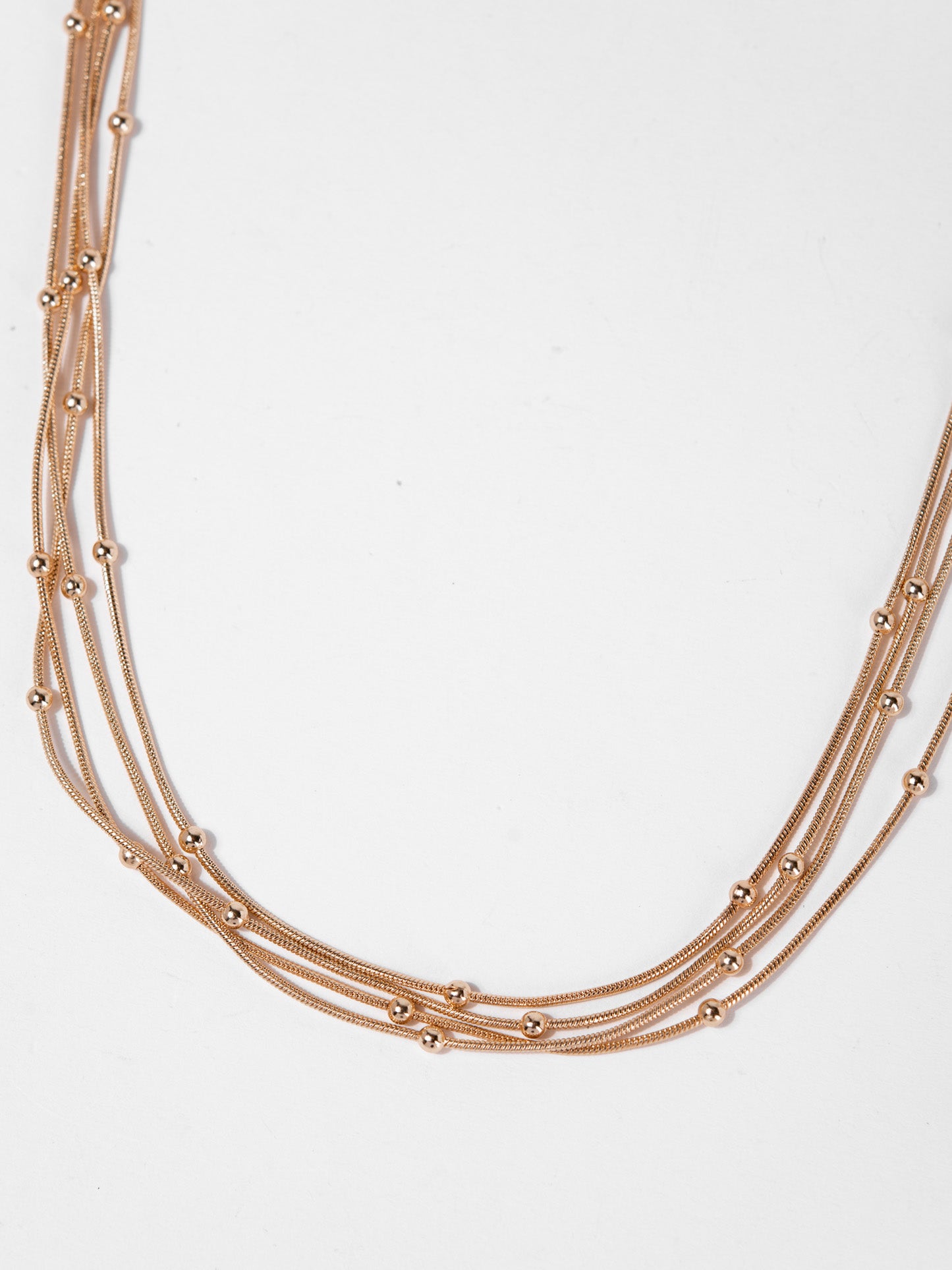 Katherine Multi Strand Cord Necklace