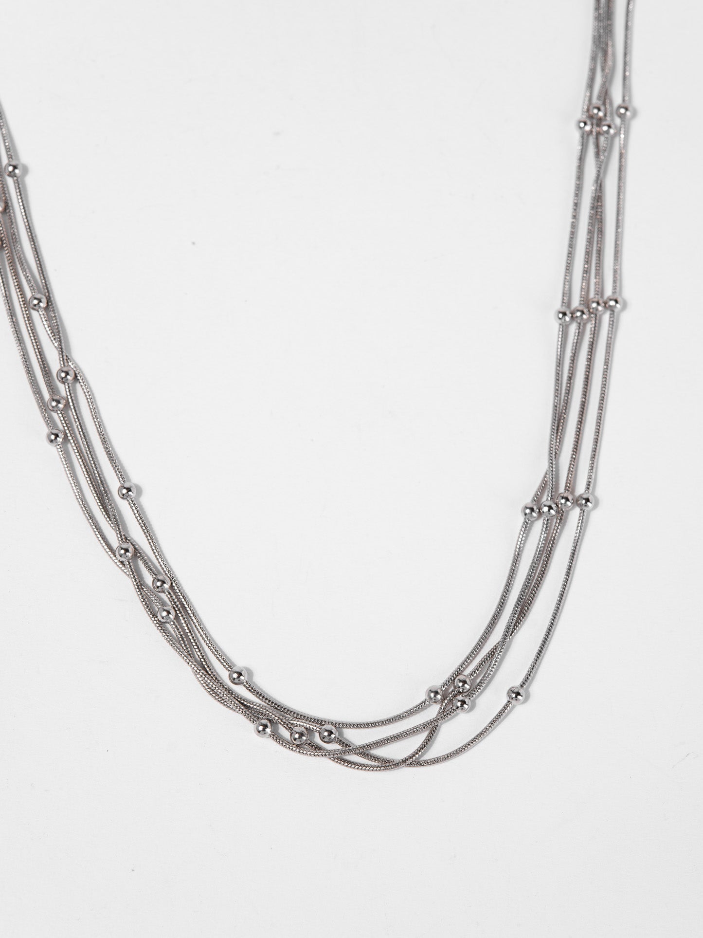 Katherine Multi Strand Cord Necklace