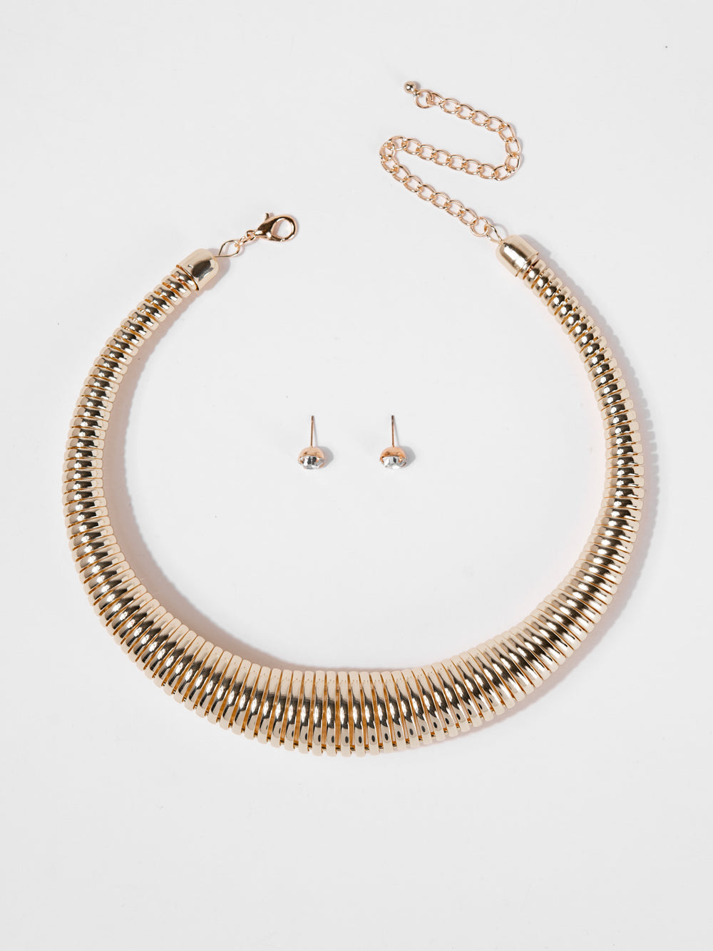 Ember Metal Bib Necklace | Gold