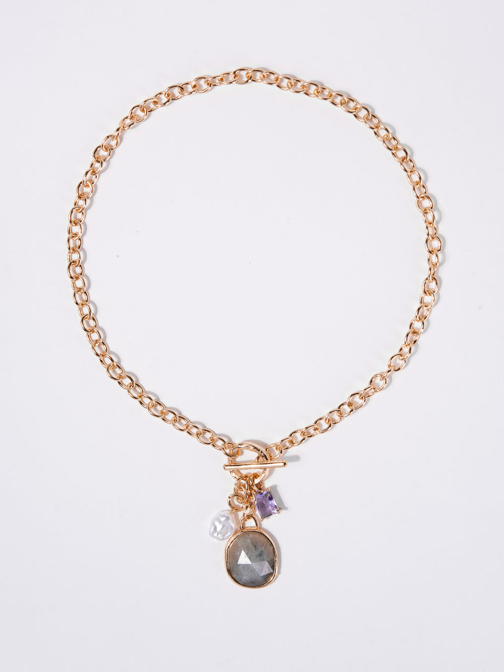 Alana Link Pendant Necklace