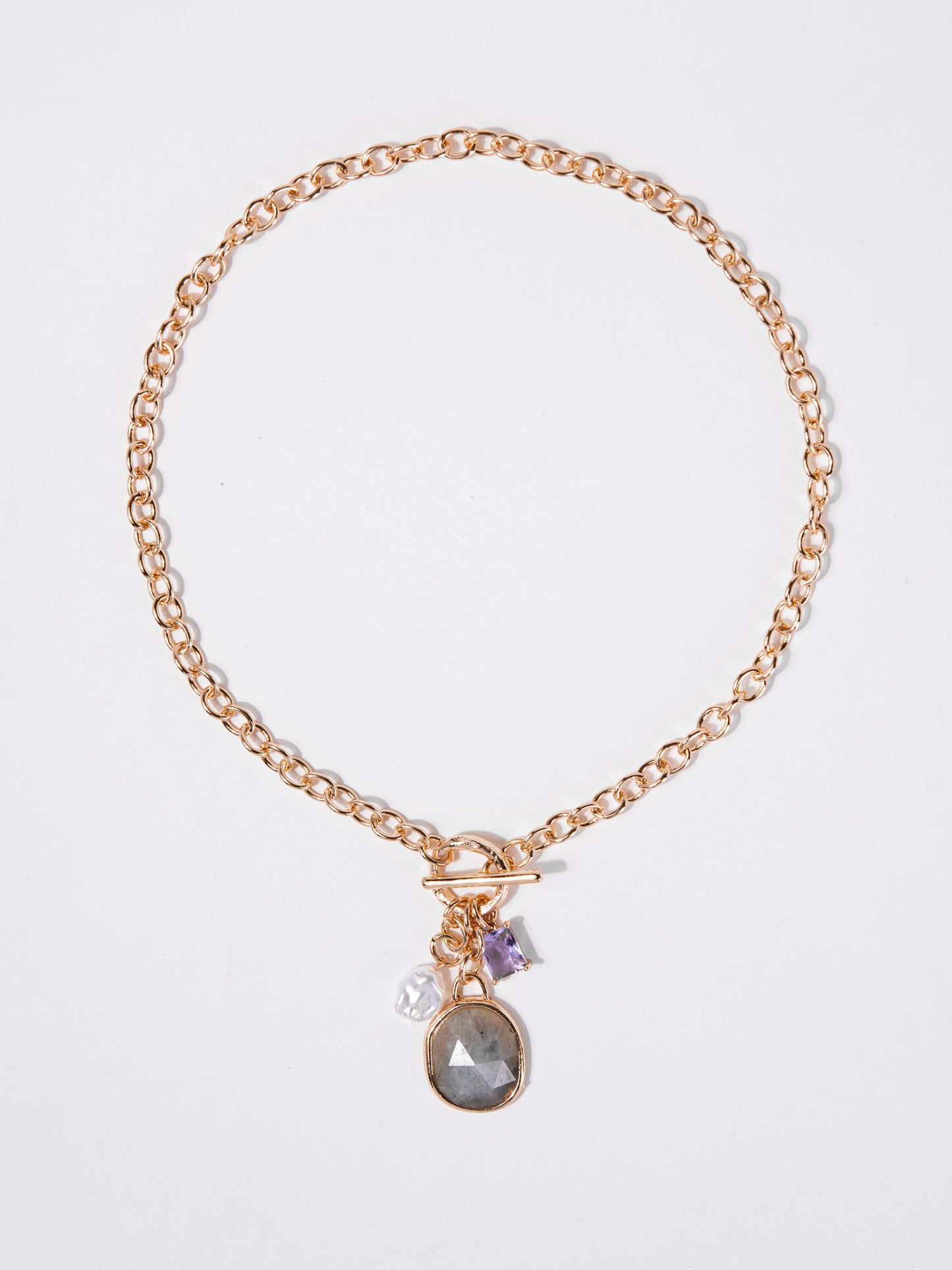 Alana Link Pendant Necklace