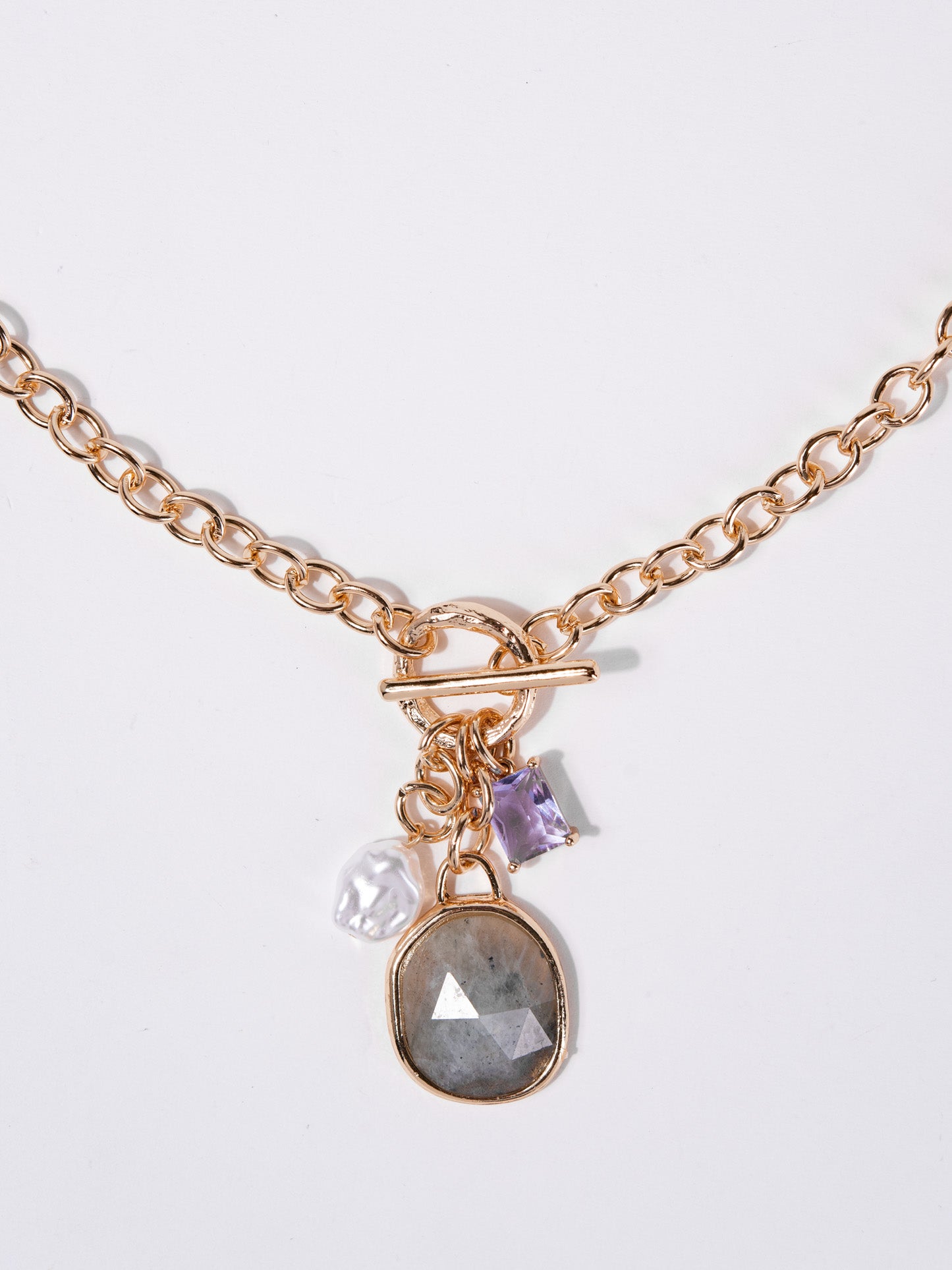 Alana Link Pendant Necklace