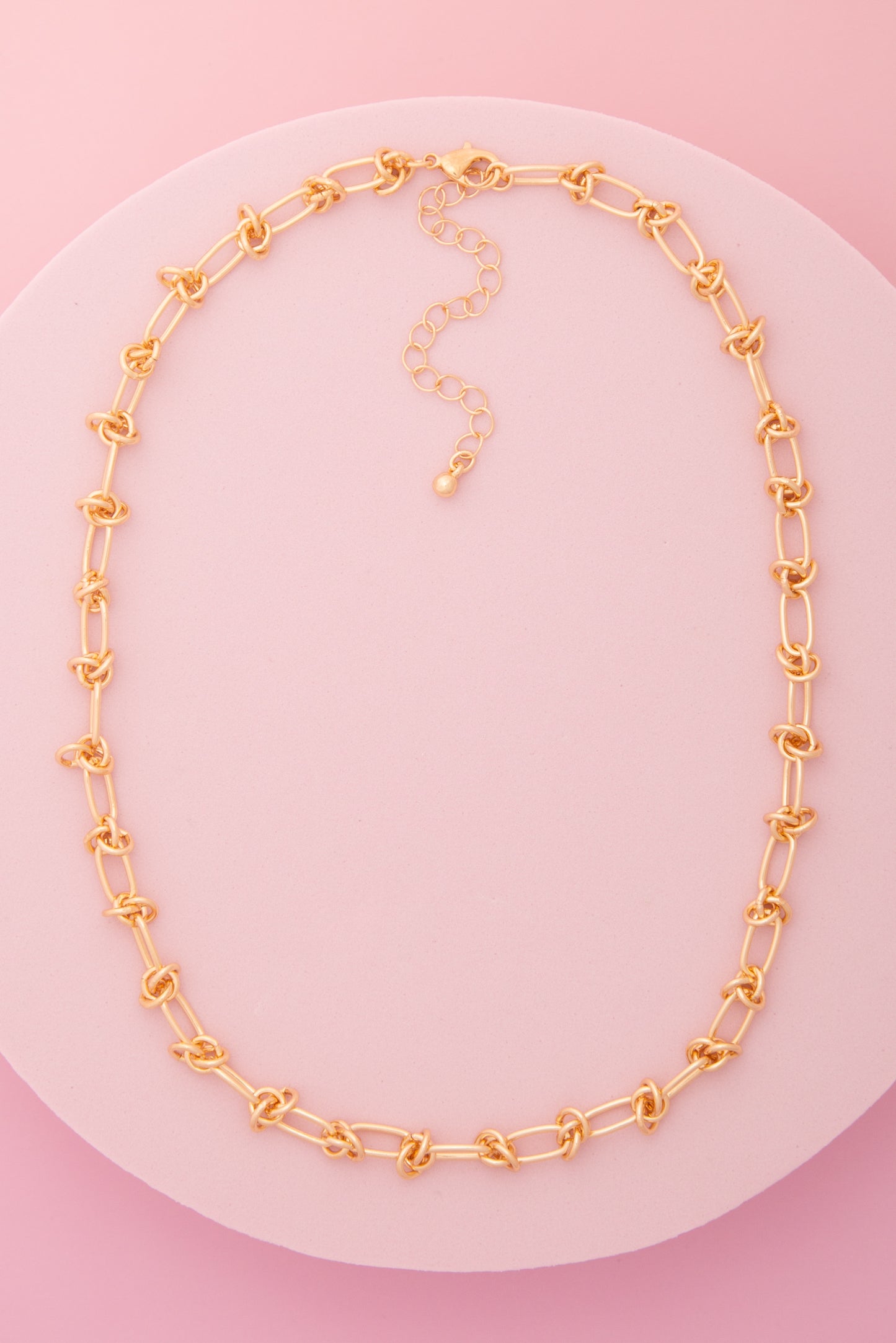 Jane Borromean Knot Link Chain Necklace