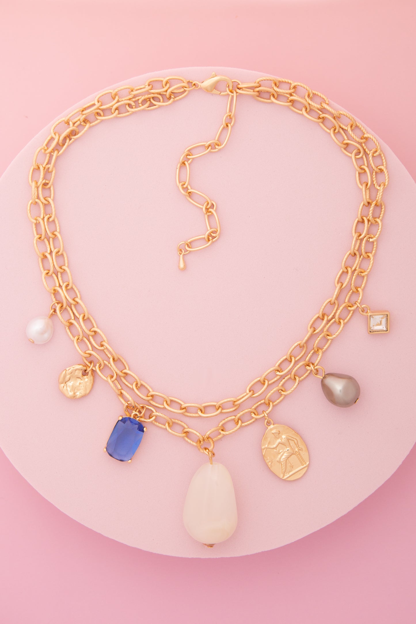 Joyce Mystic Dreams Multi-Strand Charm Necklace