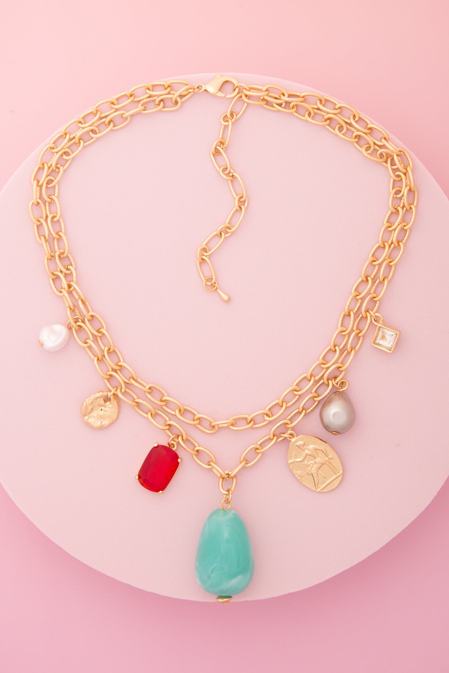 Joyce Mystic Dreams Multi-Strand Charm Necklace