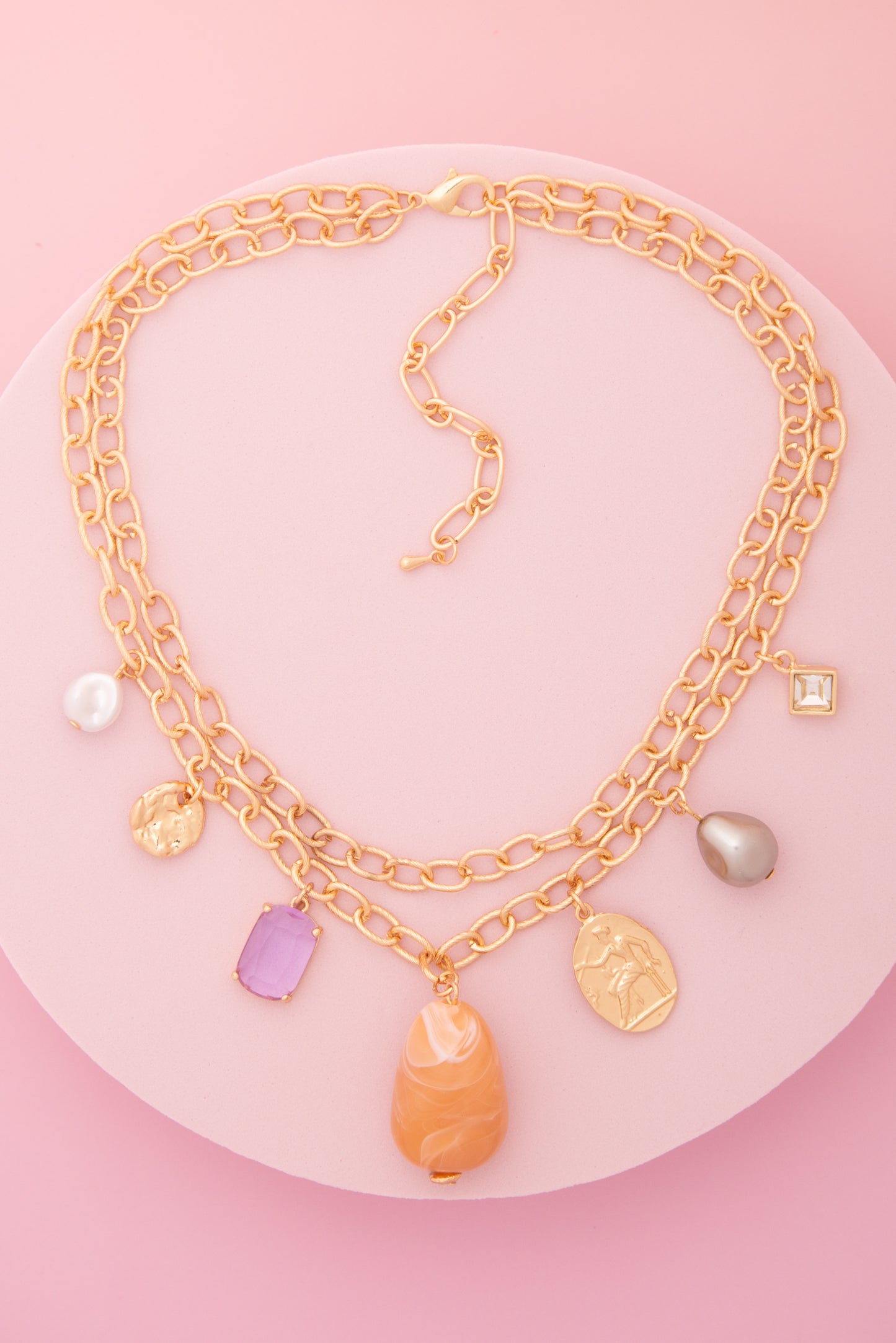 Joyce Mystic Dreams Multi-Strand Charm Necklace
