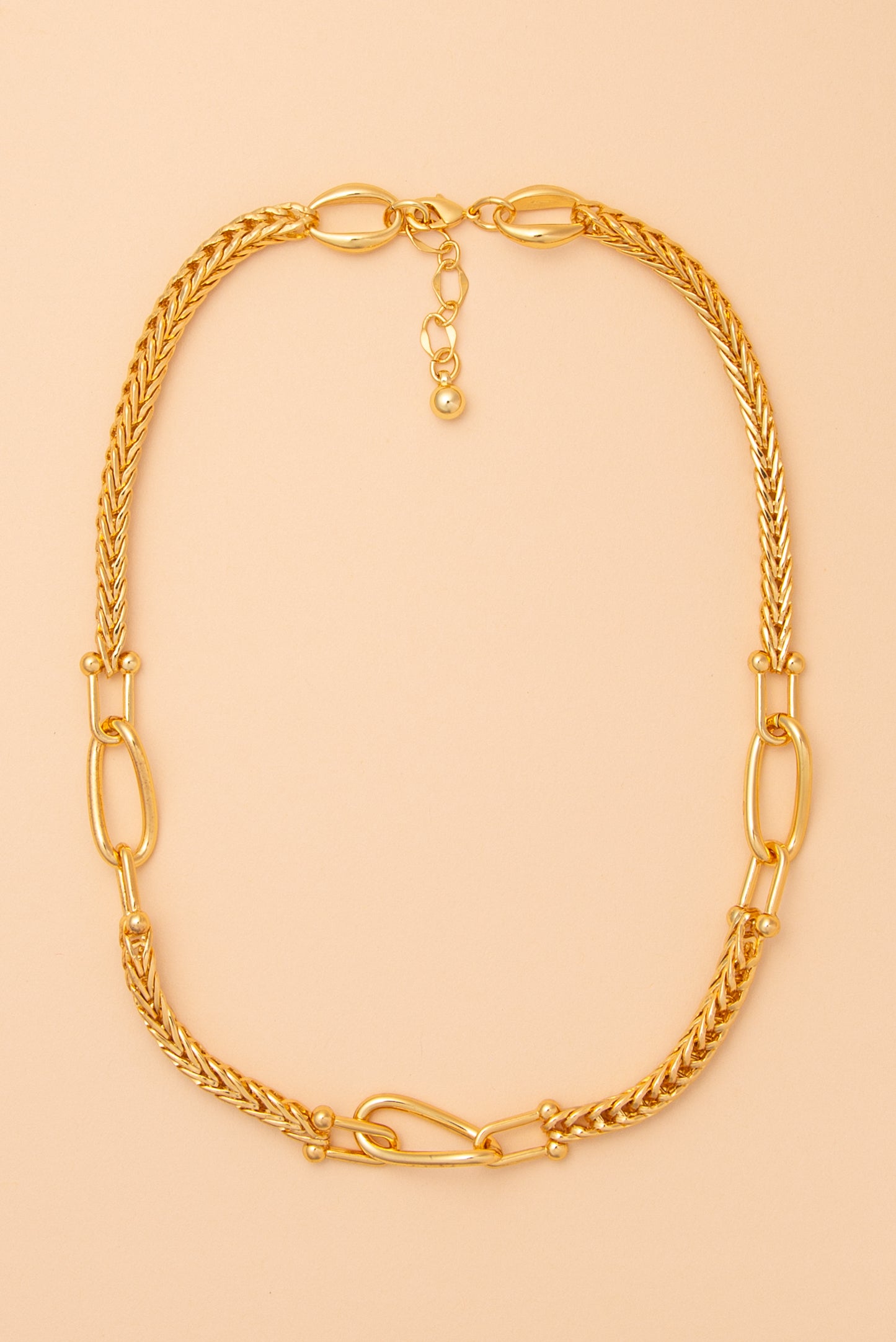Julianna Oval Link Rope-Style Chain Necklace