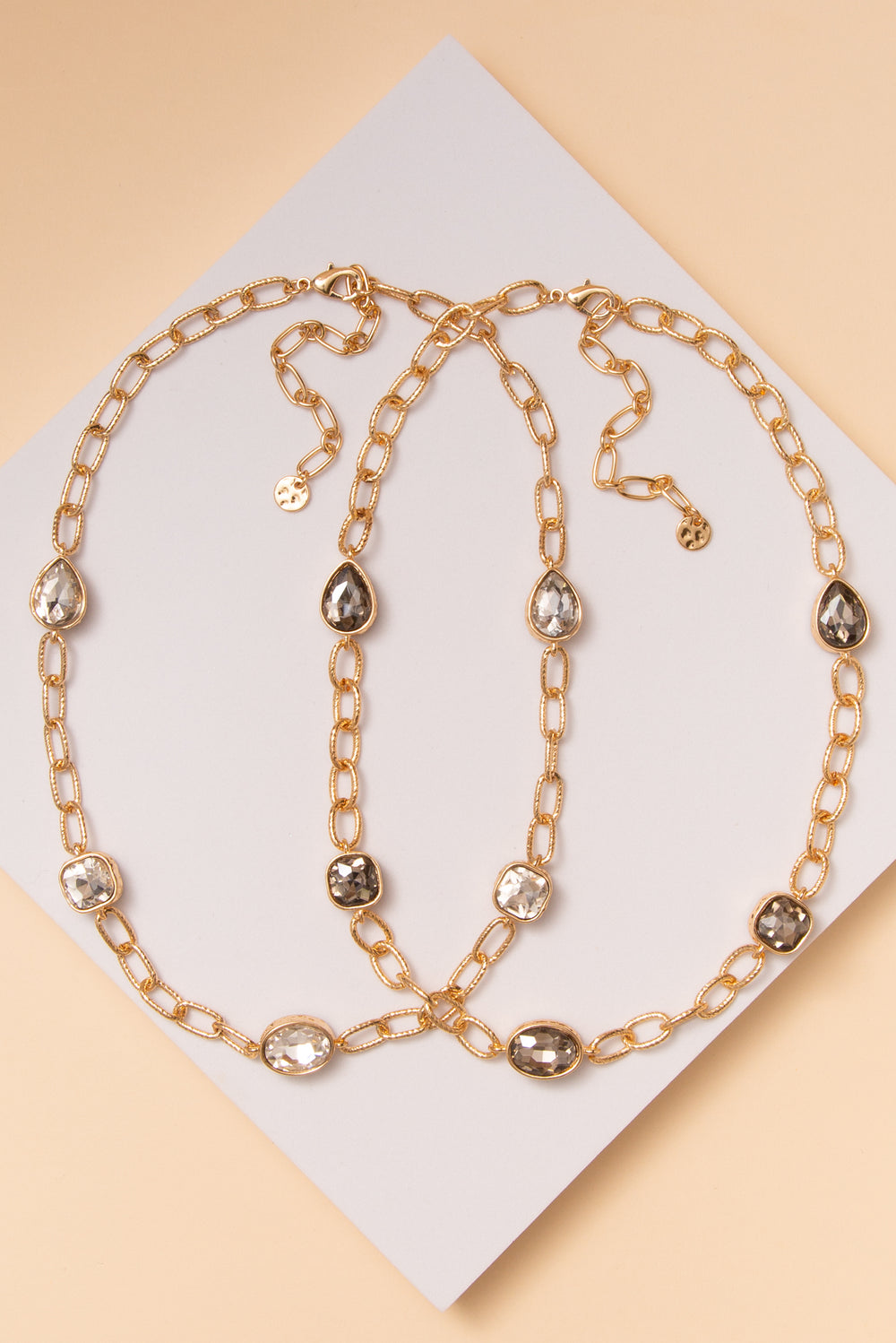 Selena Stone Inlay Gold Necklace