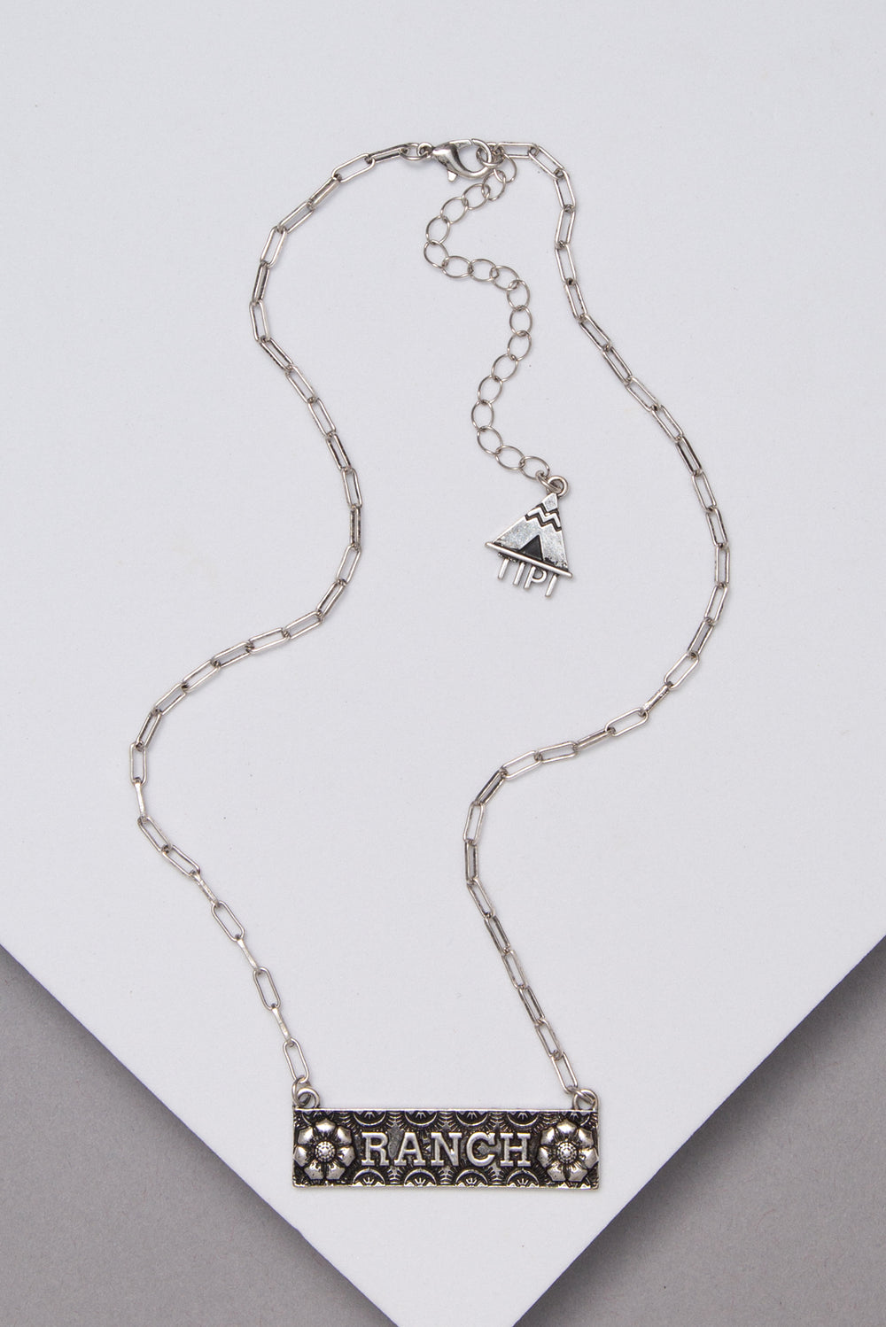 Kate Western Ranch Flower Plate Necklace
