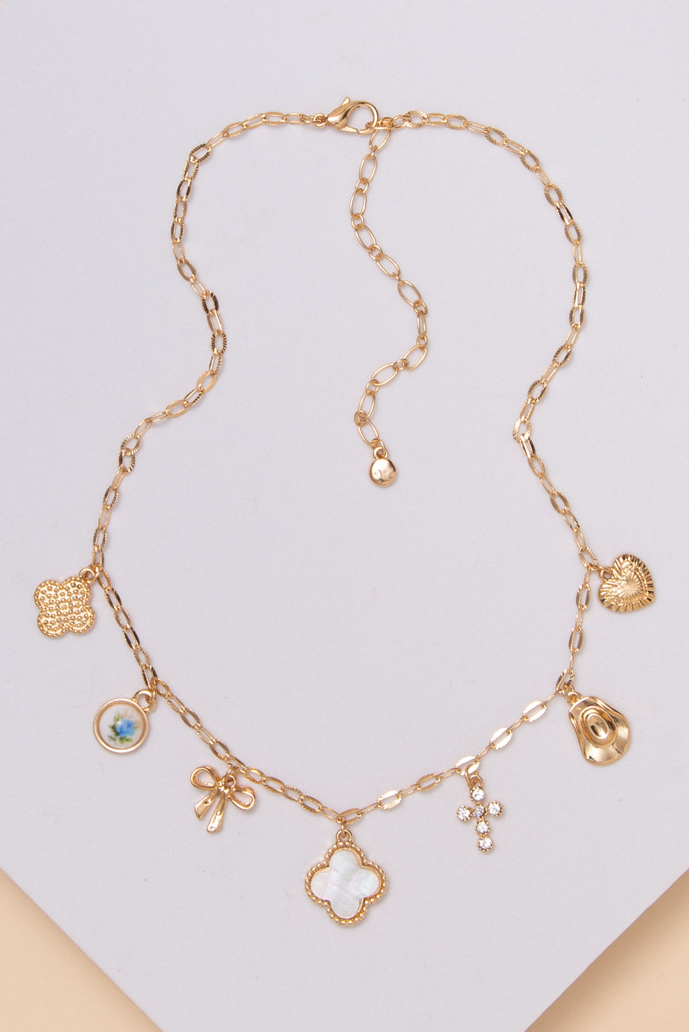 Penelope Multi Charm Trinket Necklace