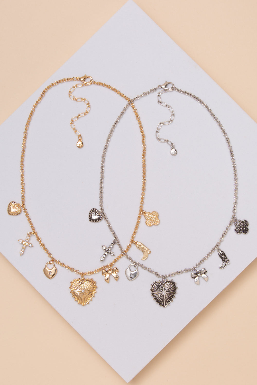 Nora Western Heart Charm Necklace
