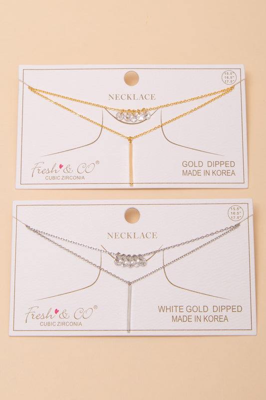 Evelyn Cubic Zirconia Necklace