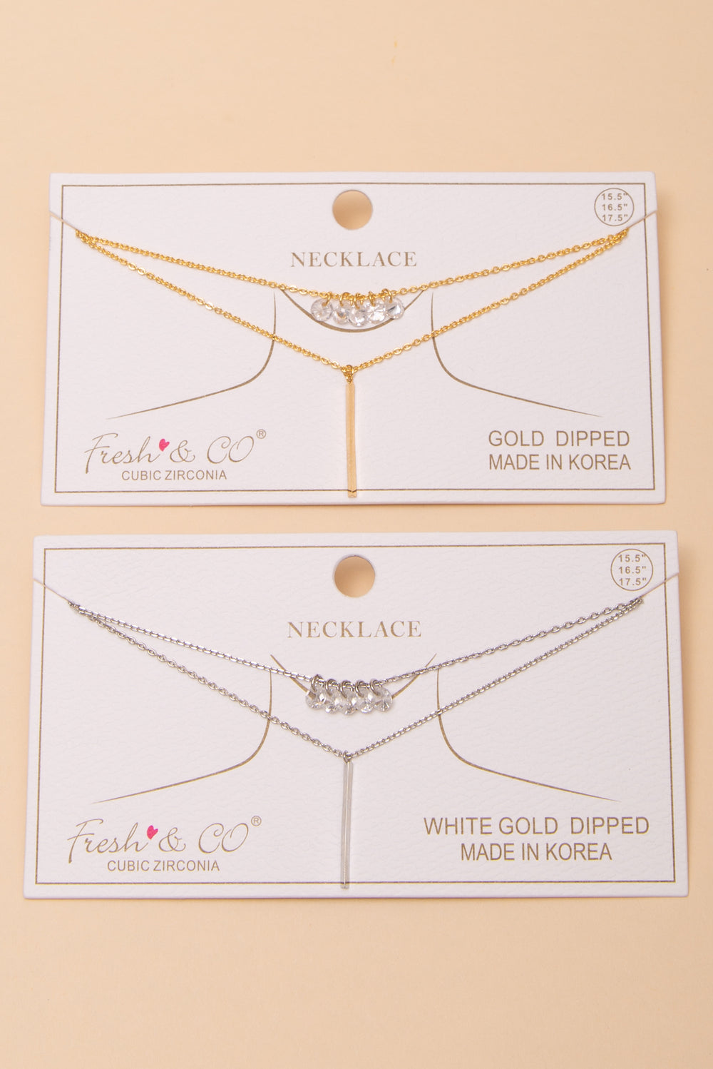 Evelyn Cubic Zirconia Necklace