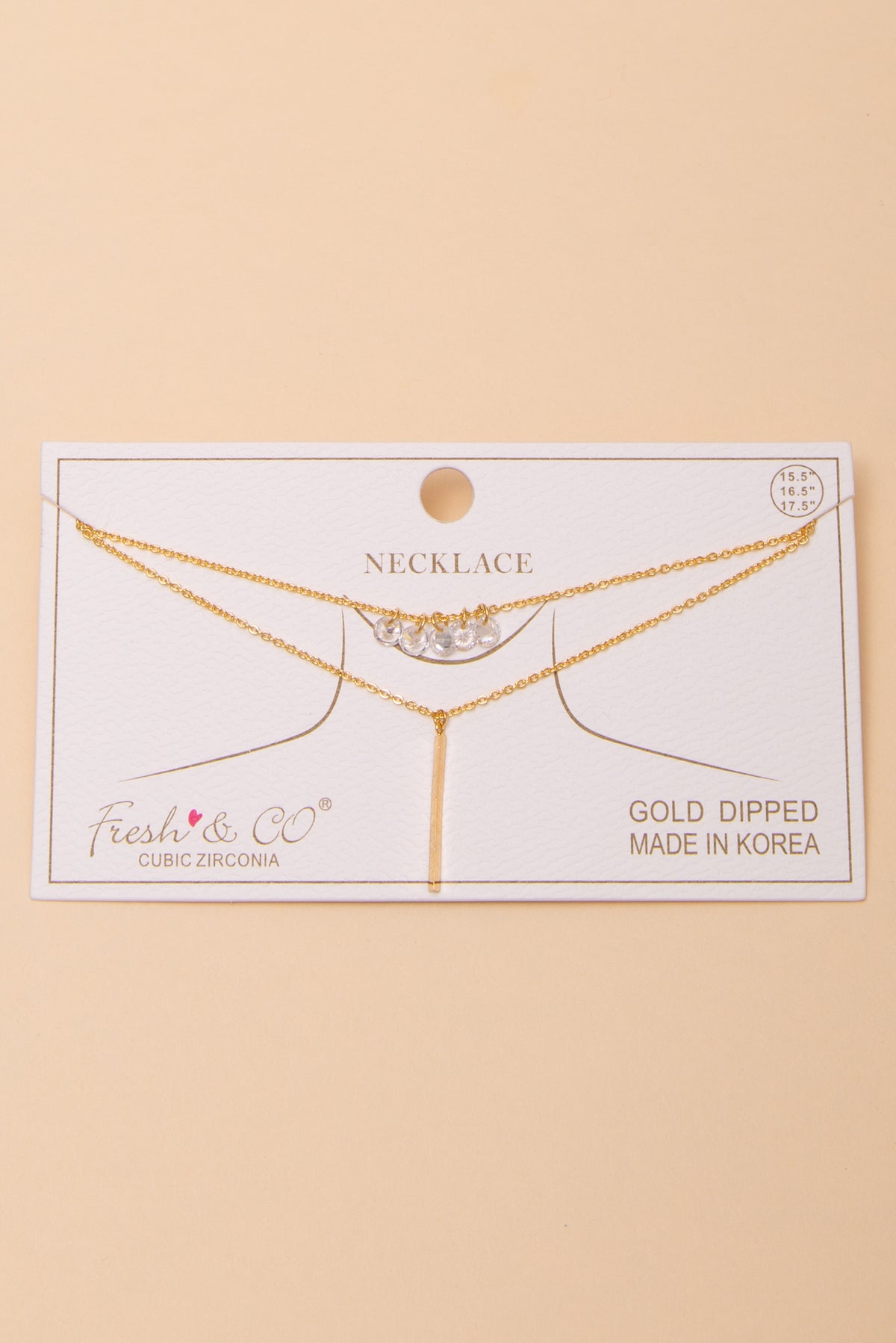 Evelyn Cubic Zirconia Necklace
