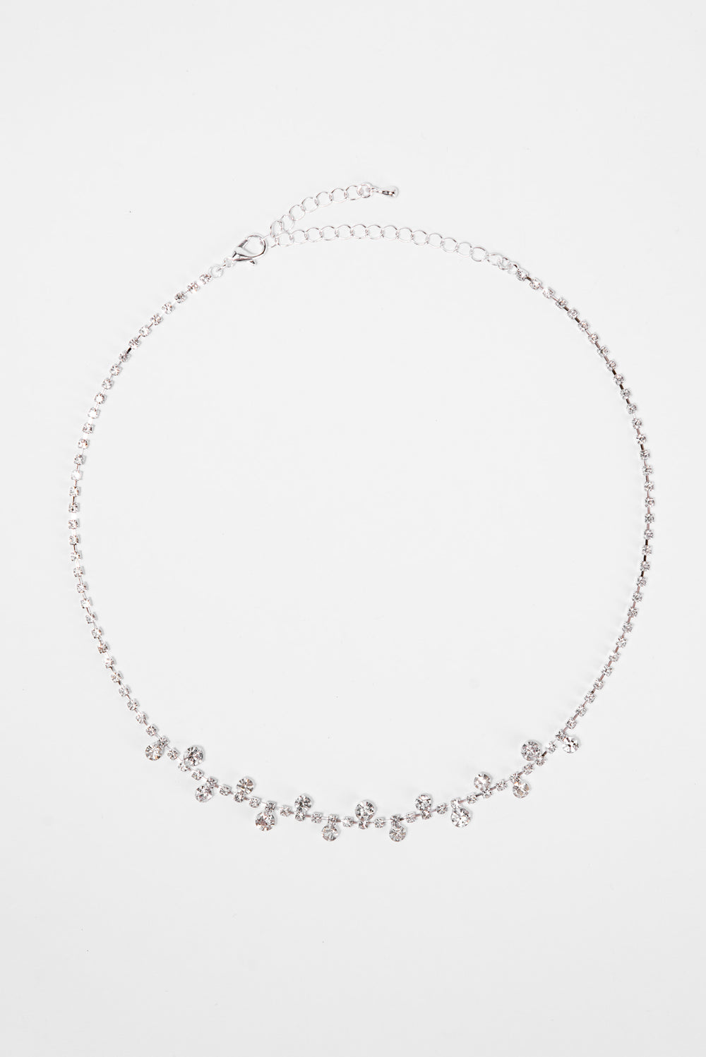 Danica Bridal Bubble Chain Necklace | Silver