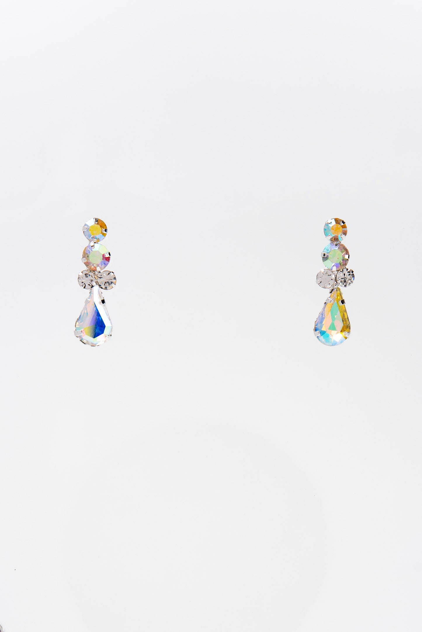 Eden Rhinestone Cluster Necklace Set