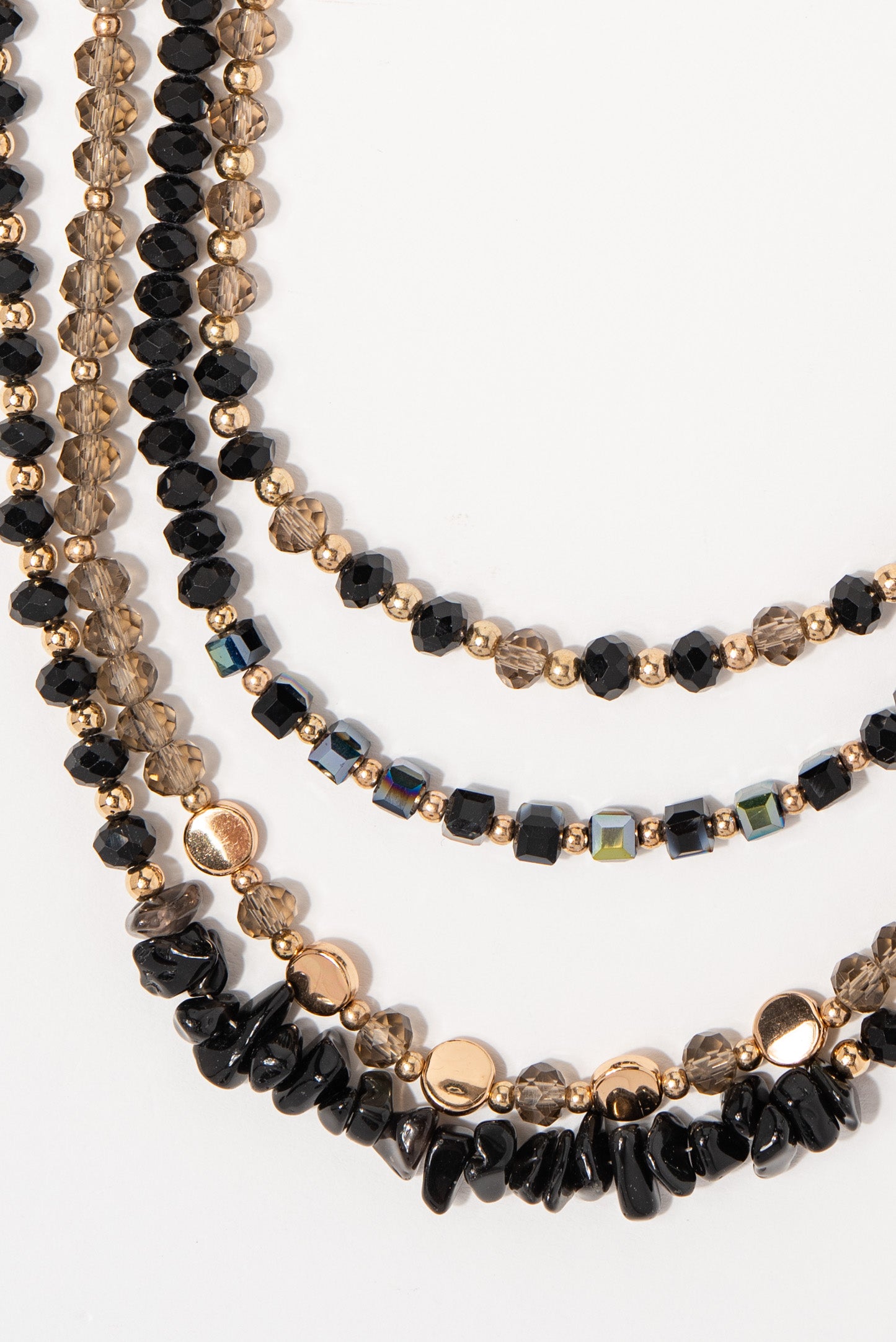 Charlotte Multi Strand Bead Necklace Set