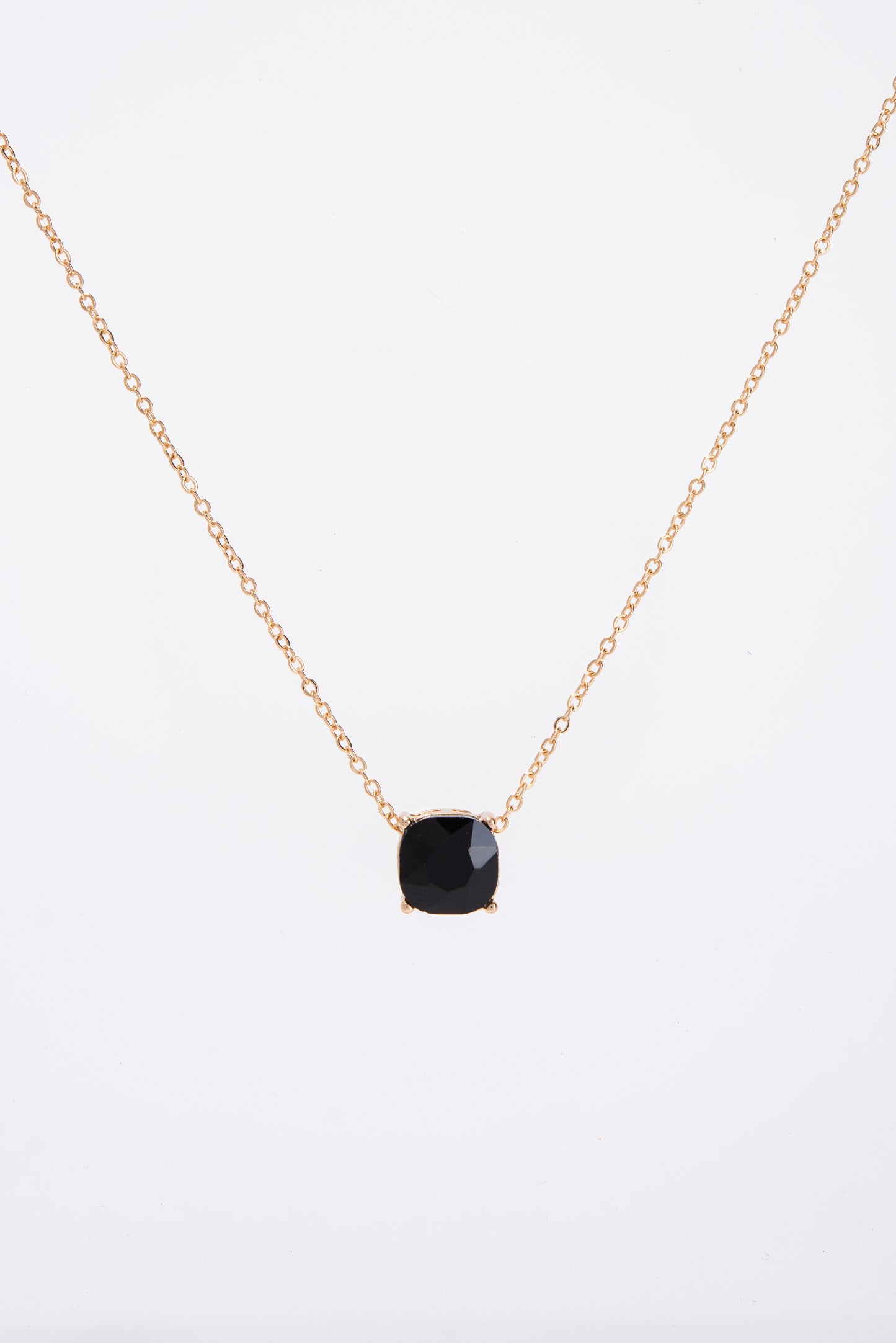 Rosie 10MM Solitaire Bezzle Pendant Necklace