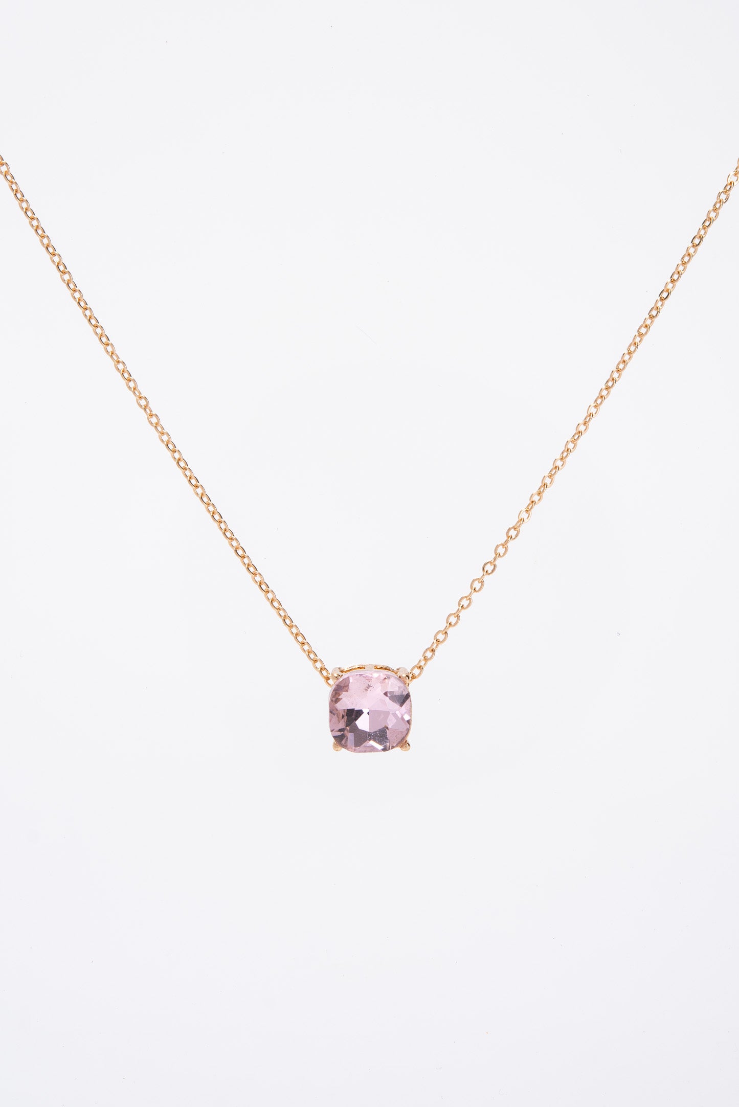 Rosie 10MM Solitaire Bezzle Pendant Necklace
