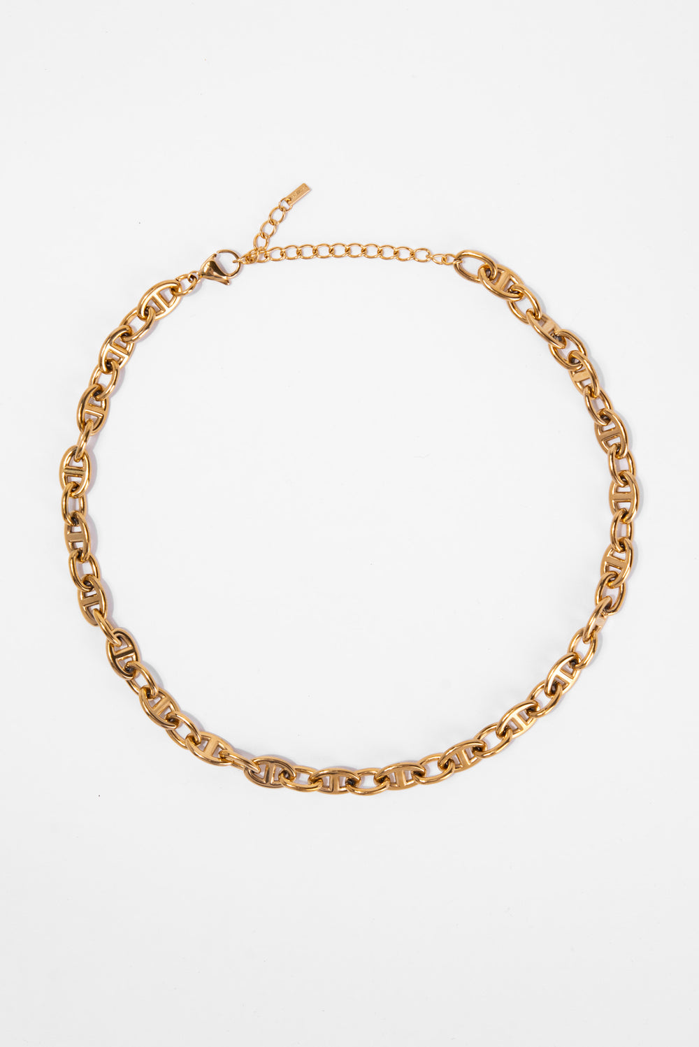 Gemma Stainless Steel Handmade Chain Necklace | Gold