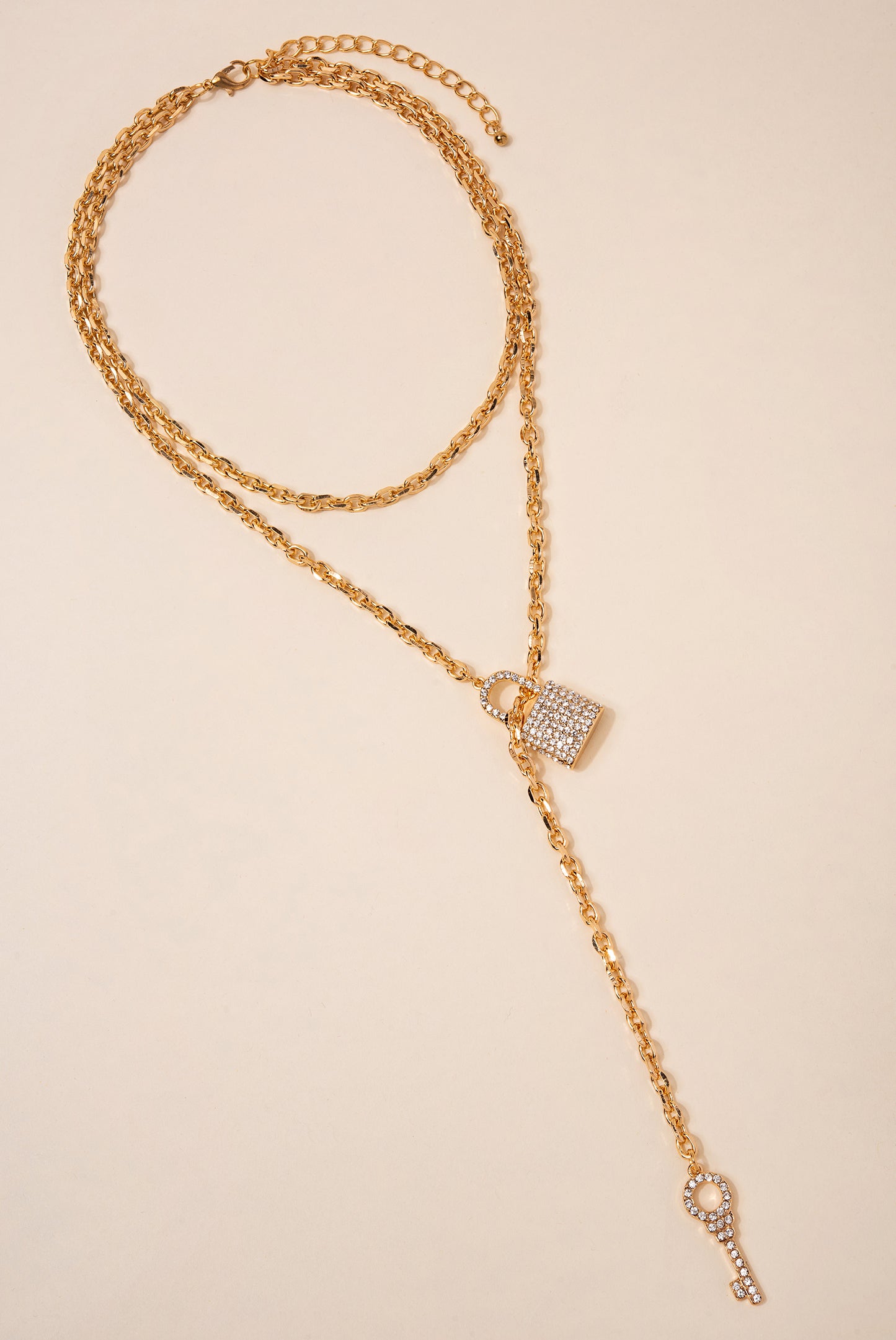 Brenda Lock and Key Necklace Set