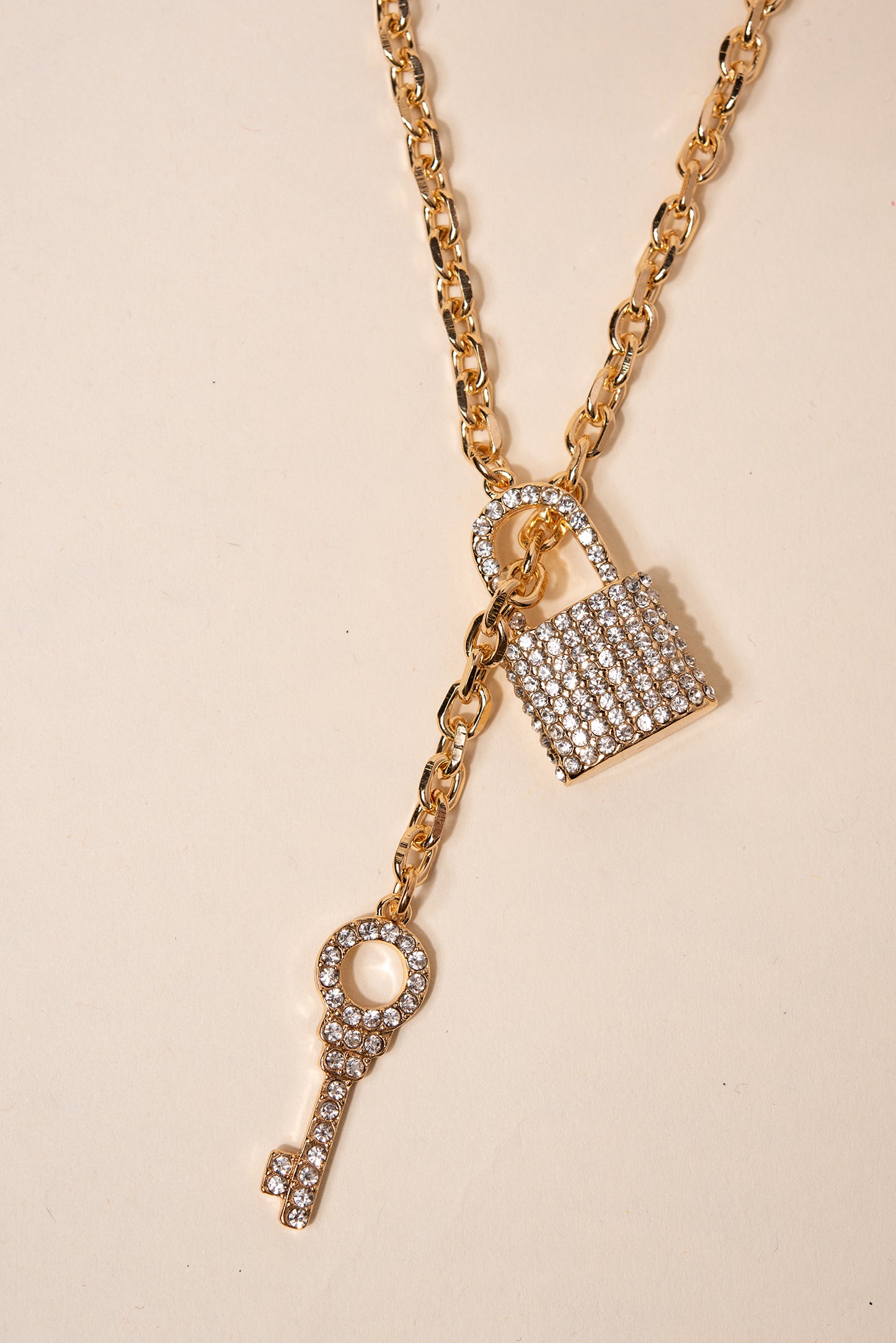 Brenda Lock and Key Necklace Set