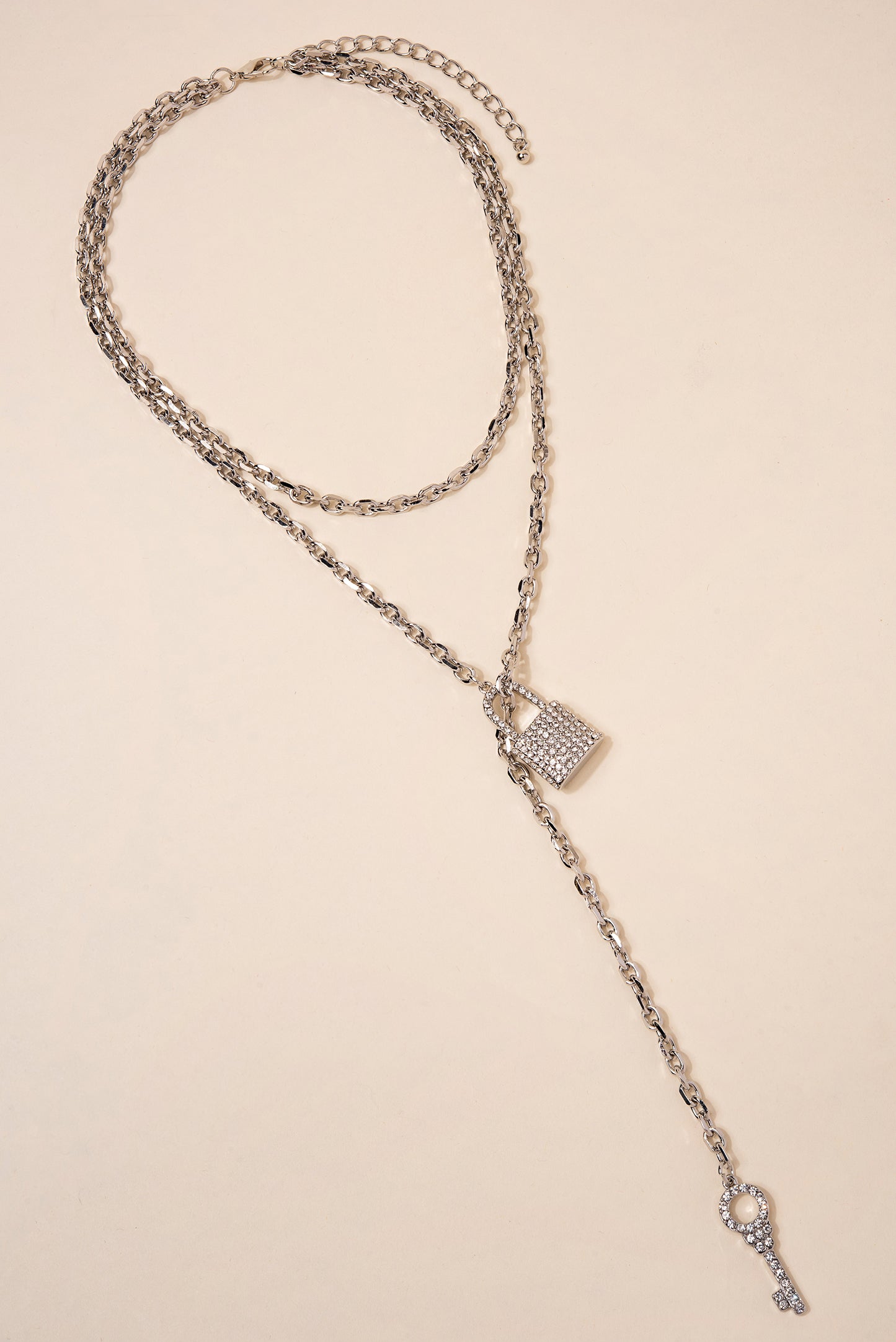 Brenda Lock and Key Necklace Set